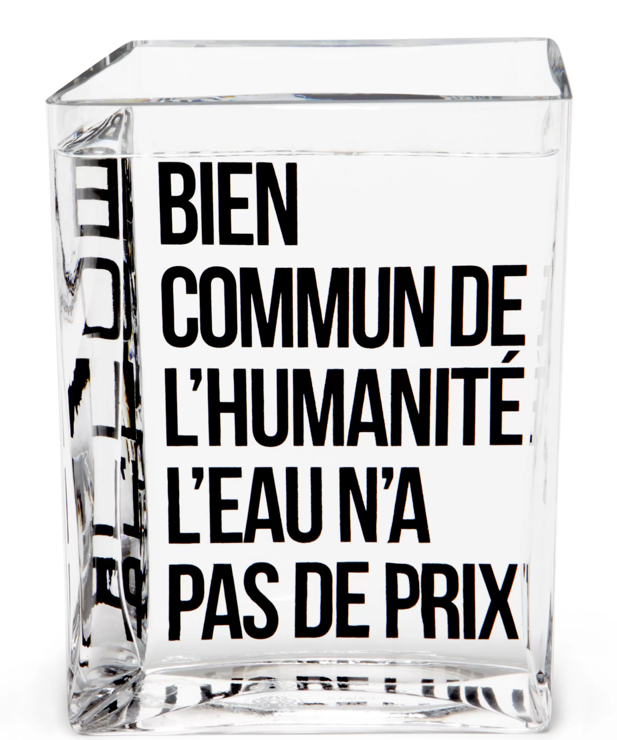 Carafes Et Décanteurs>Made in design Editions Carafe La Lame D'Eau Verre Transparent By Philippe Starck / 50 Cl - Noir - Transparent