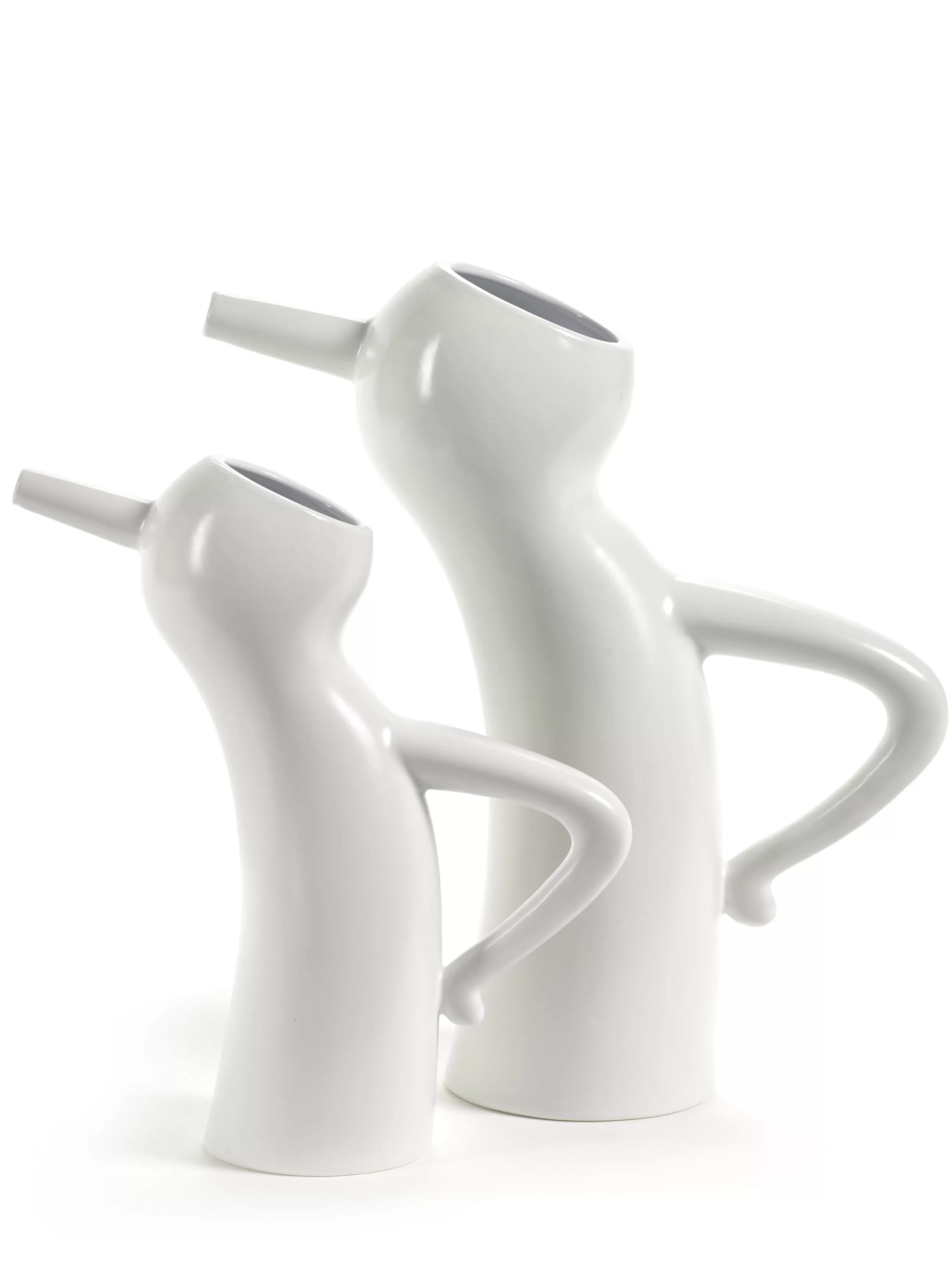 Déco Et Accessoires De Jardin>Serax Carafe Monsieur Cruchot Ceramique/ Arrosoir - 0,5 L - Taille S - Blanc