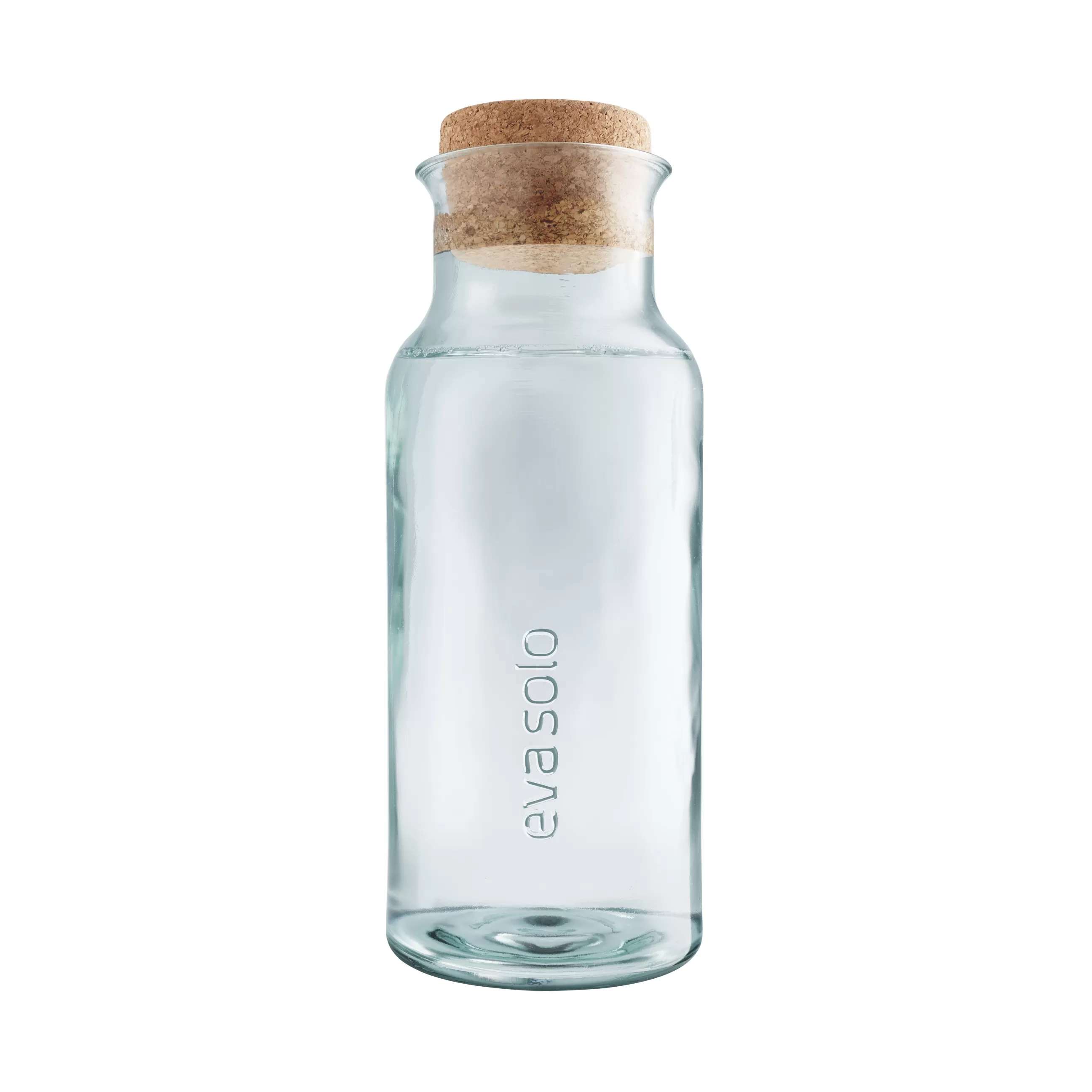 Carafes Et Décanteurs>Eva Solo Carafe Recycled Verre Transparent / 1 L - Verre Recycle & Liege - Liege - Transparent