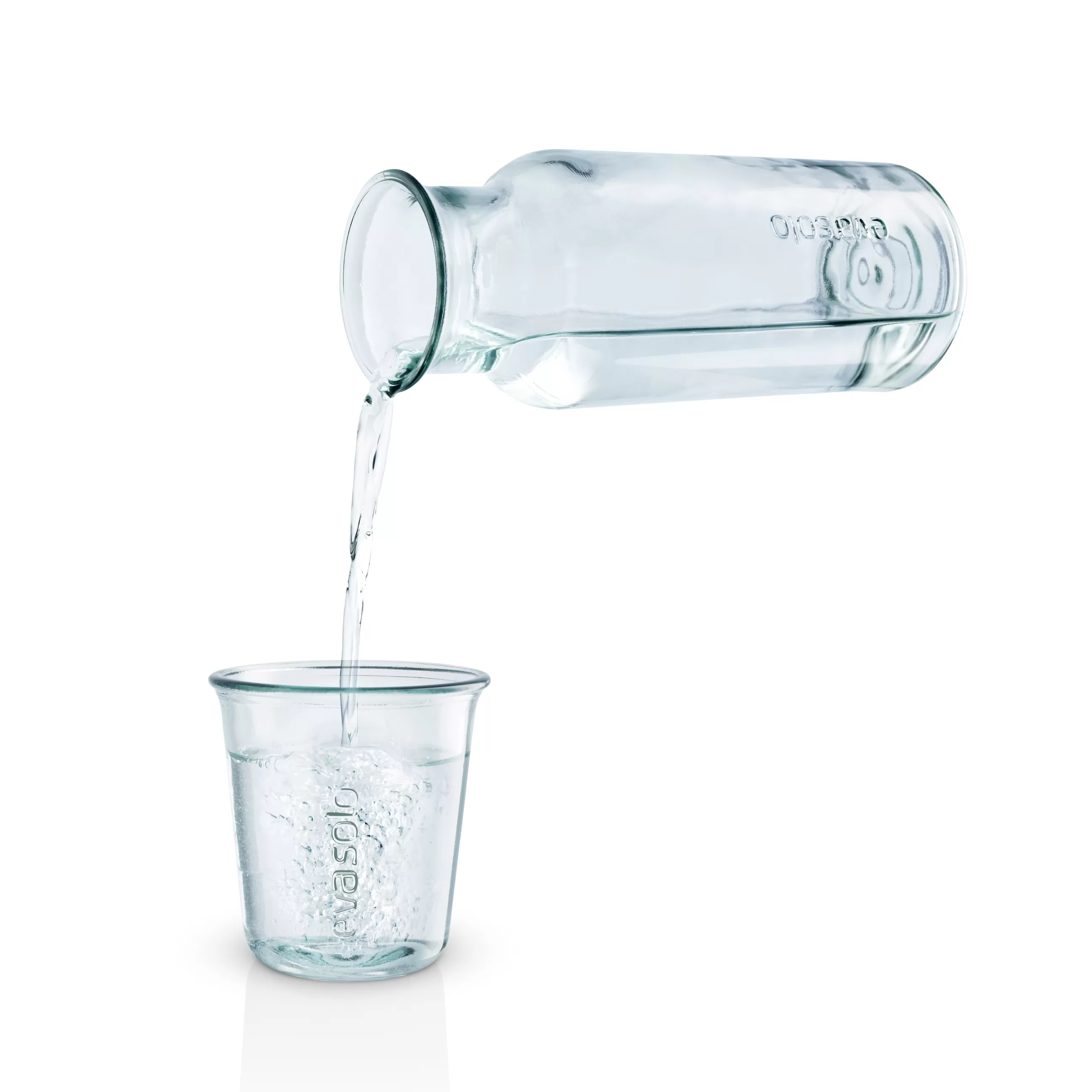Carafes Et Décanteurs>Eva Solo Carafe Recycled Verre Transparent / 1 L - Verre Recycle & Liege - Liege - Transparent