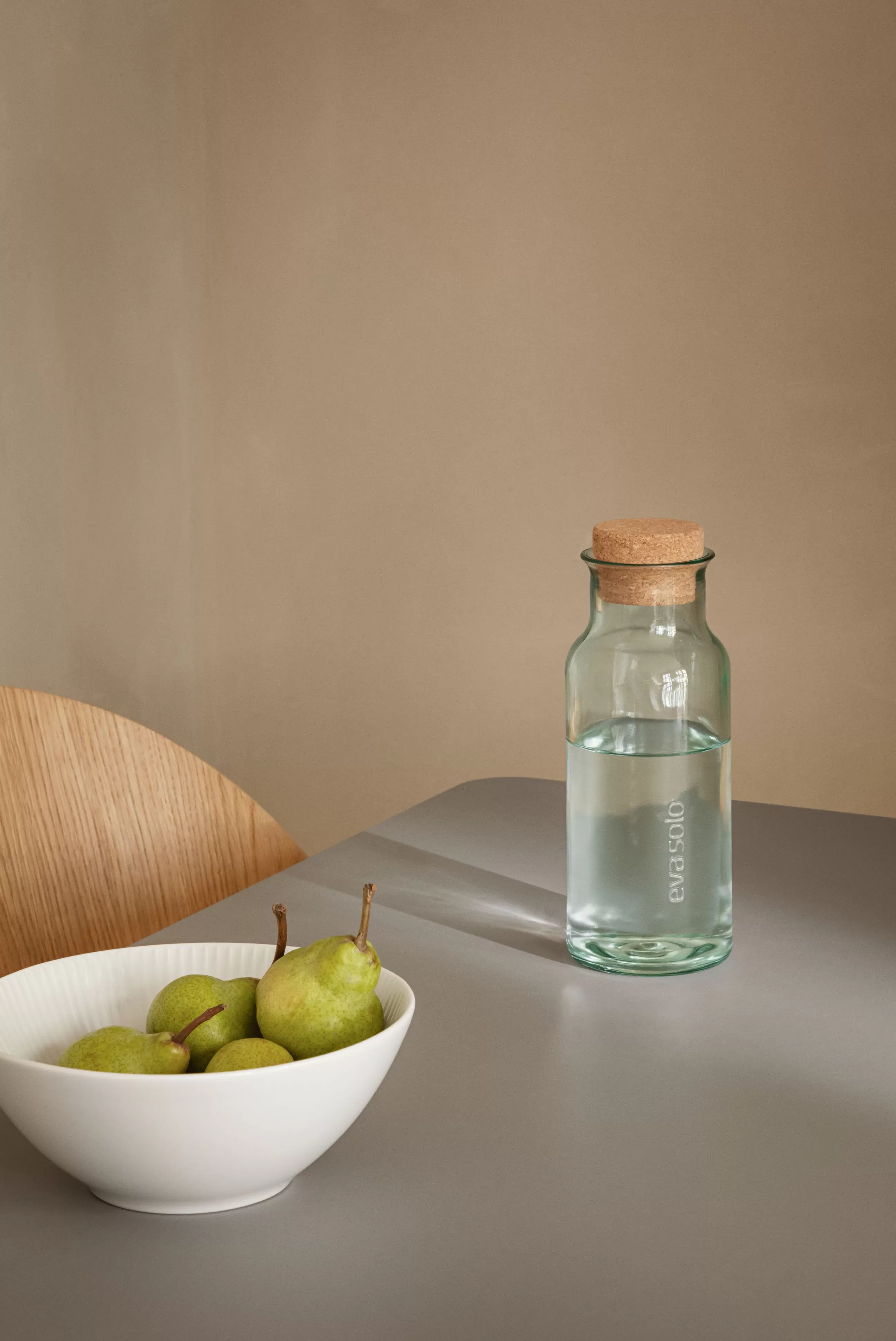 Carafes Et Décanteurs>Eva Solo Carafe Recycled Verre Transparent / 1 L - Verre Recycle & Liege - Liege - Transparent