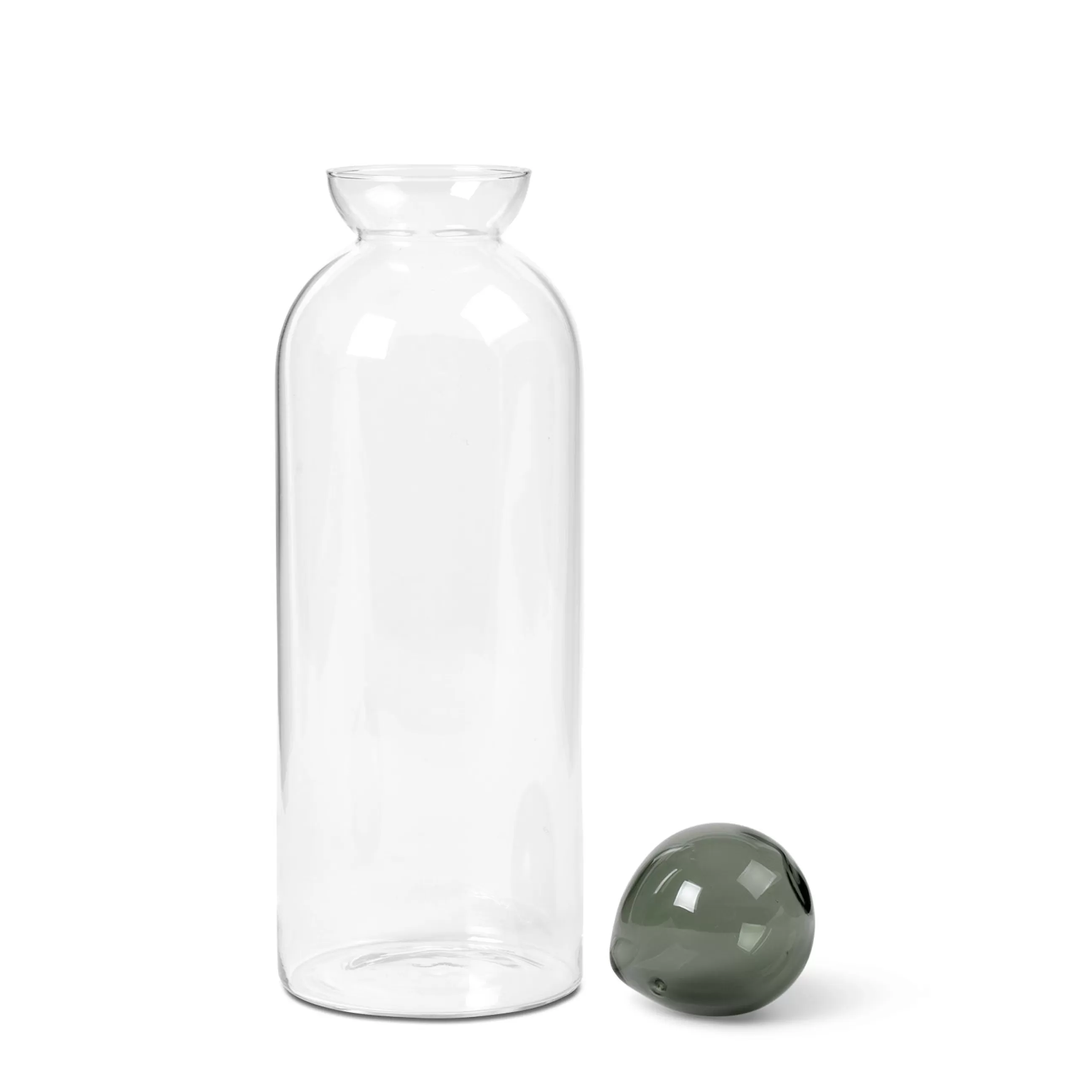 Carafes Et Décanteurs>Ferm Living Carafe Still Verre Transparent / 1,4 L - Verre Souffle Bouche - Gris Fume - Transparent