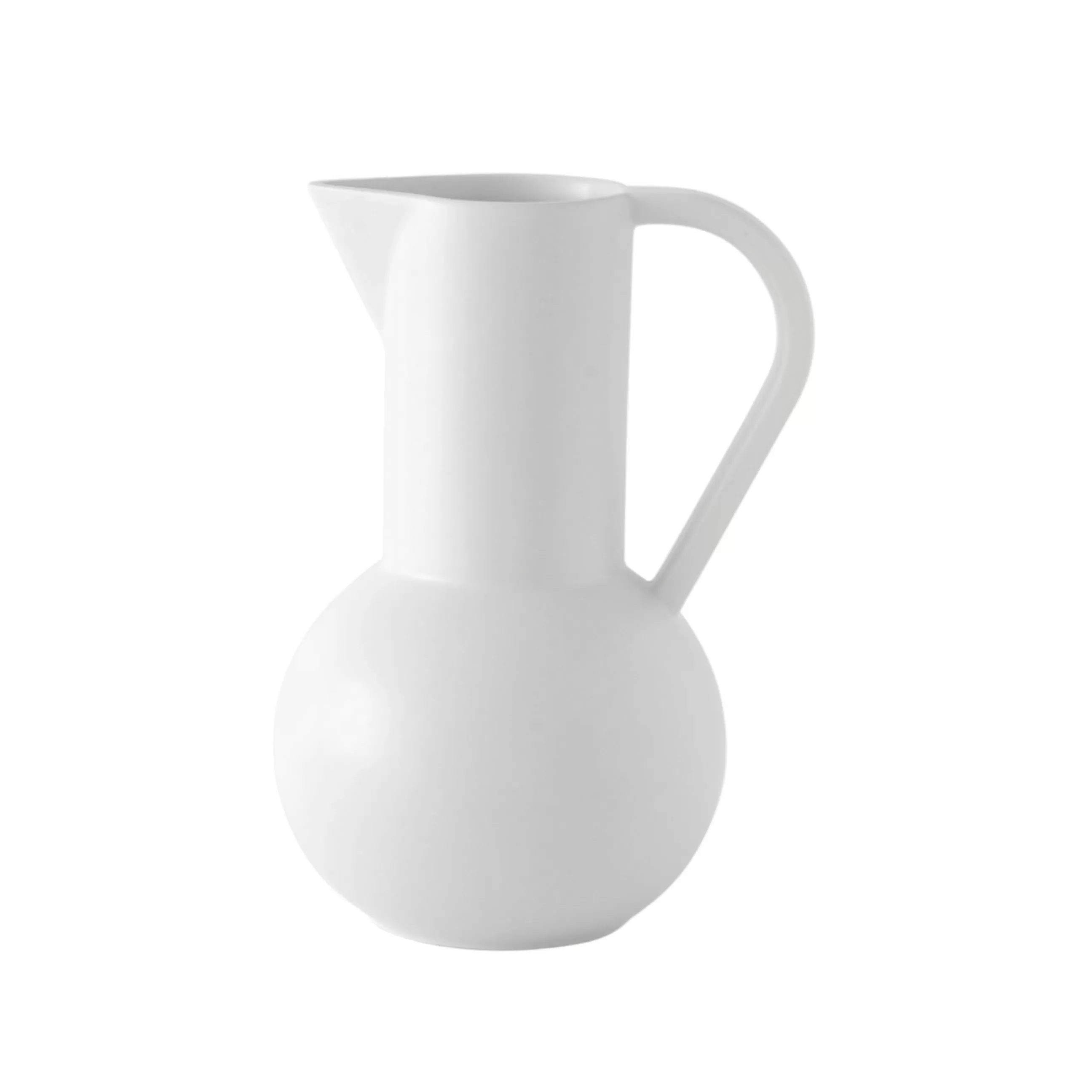 Carafes Et Décanteurs>raawii Carafe Strom Medium Ceramique Gris / H 24 Cm - Ceramique / Fait Main - Gris Vaporeux