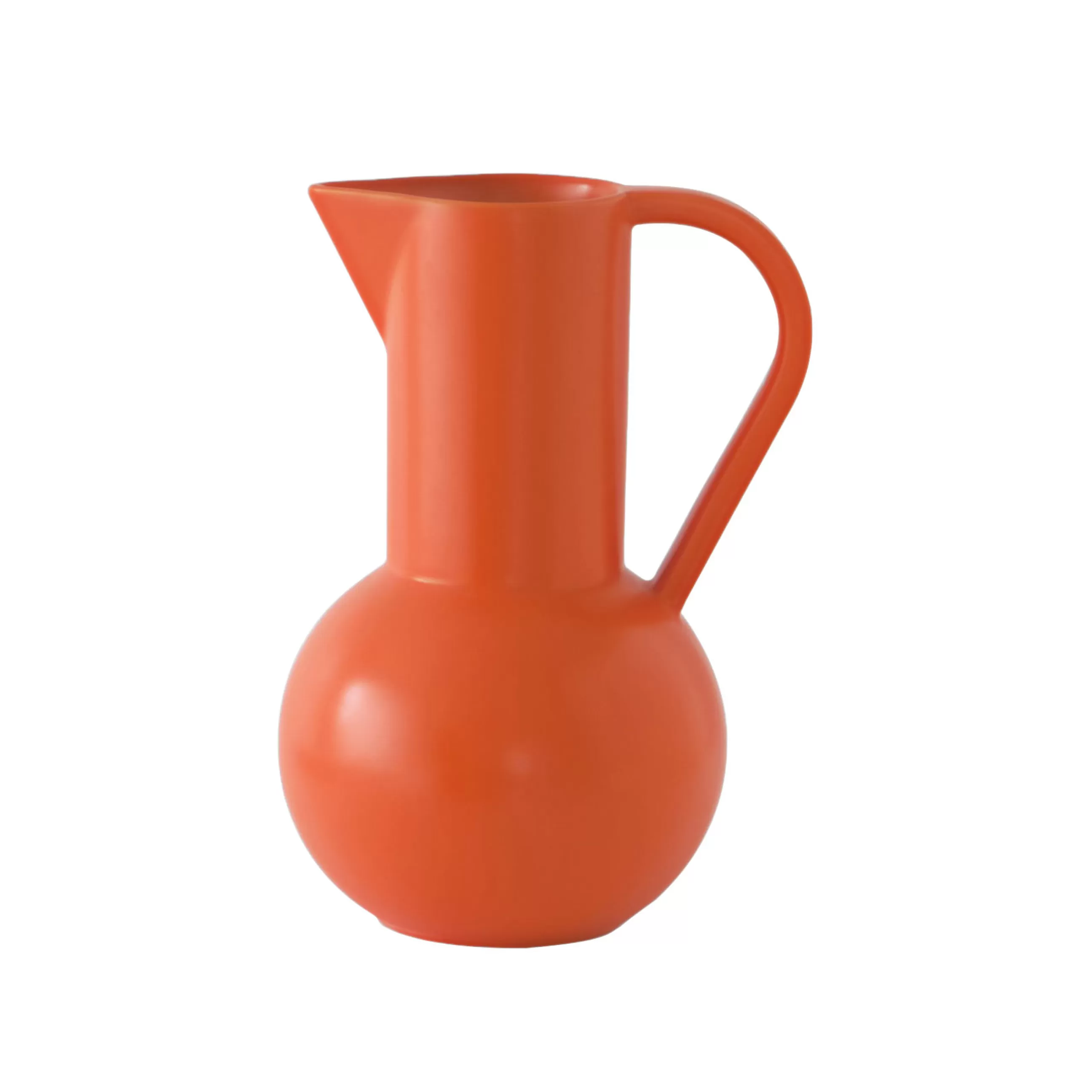 Carafes Et Décanteurs>raawii Carafe Strom Medium Ceramique Orange / H 24 Cm - Ceramique / Fait Main - Orange Vibrant