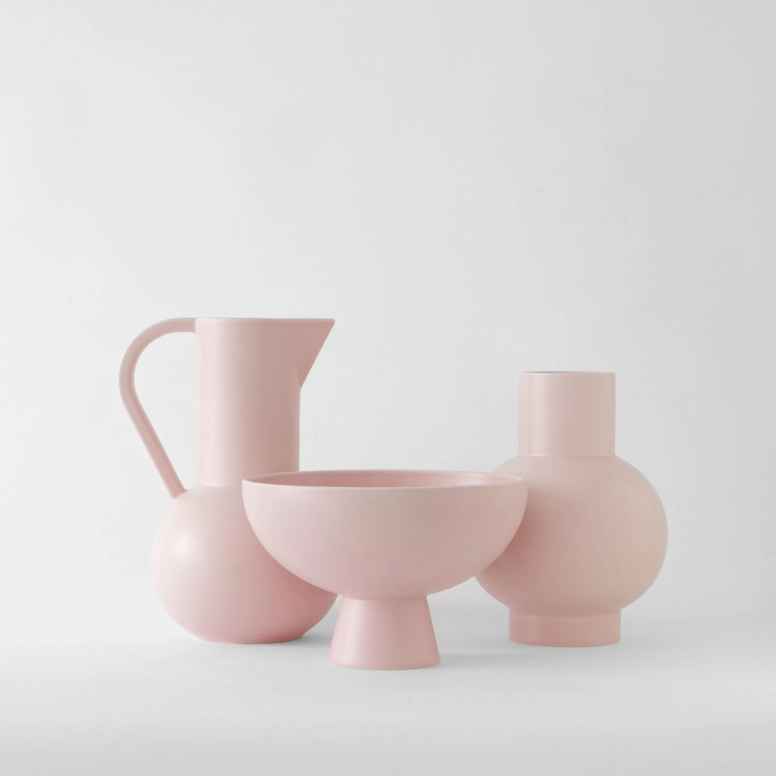 Carafes Et Décanteurs>raawii Carafe Strom Medium Ceramique Rose / H 24 Cm - Ceramique / Fait Main - Blush Corail