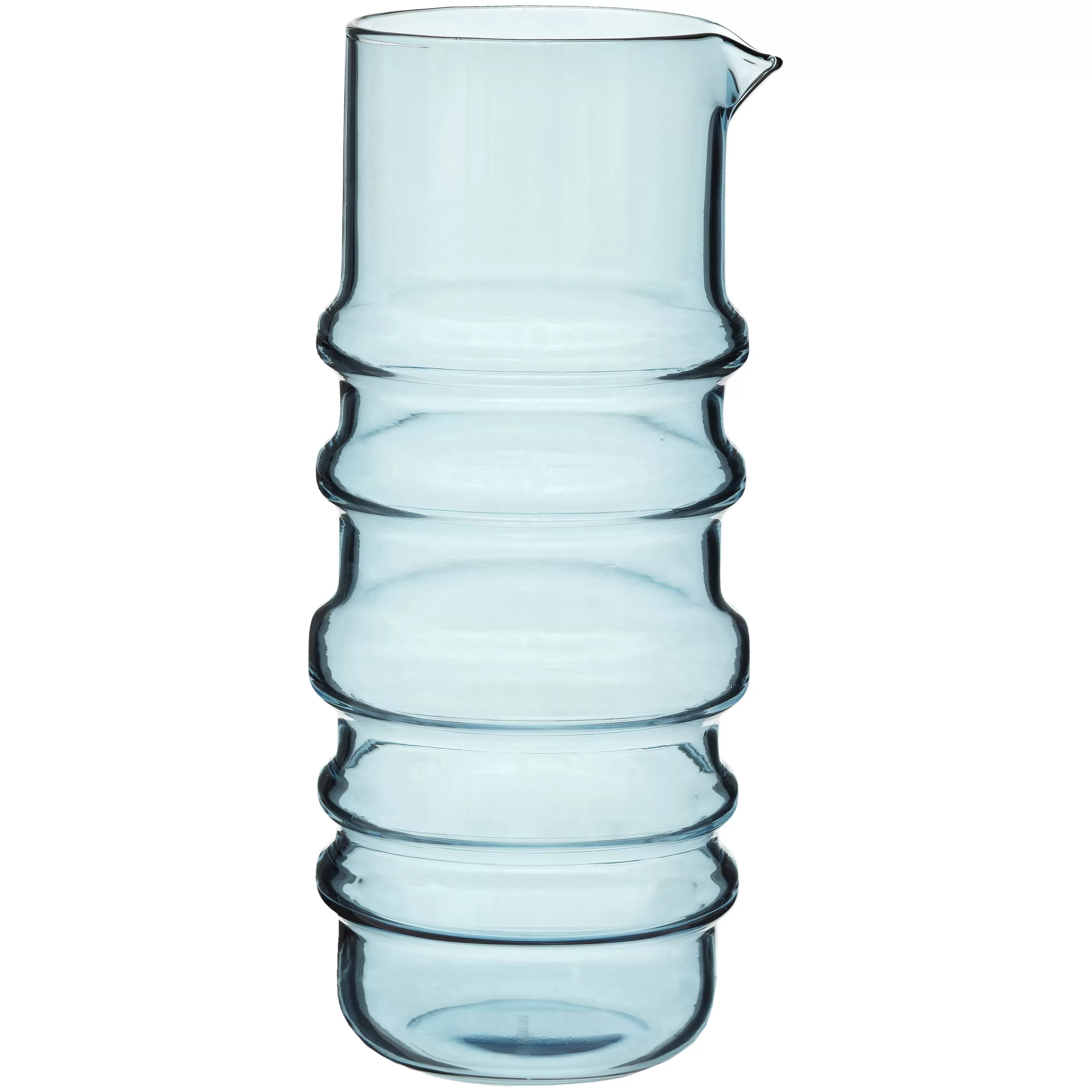 Carafes Et Décanteurs>Marimekko Carafe Sukat Makkaralla Verre Bleu / 1 L - Verre Souffle Bouche - Bleu Aqua