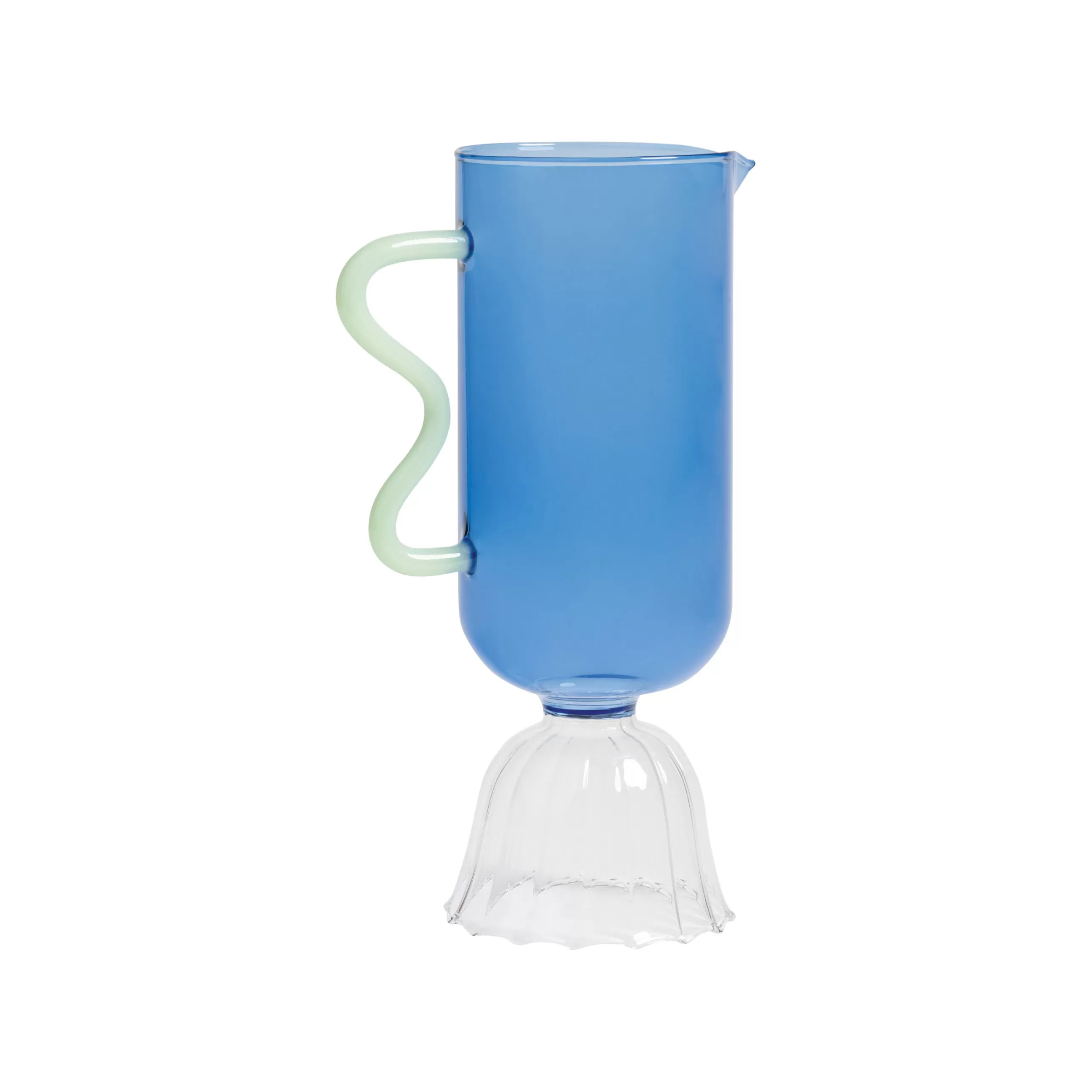 Terrasses Et Balcons>& klevering Carafe Tulip Verre/ 0,7L - Bleu