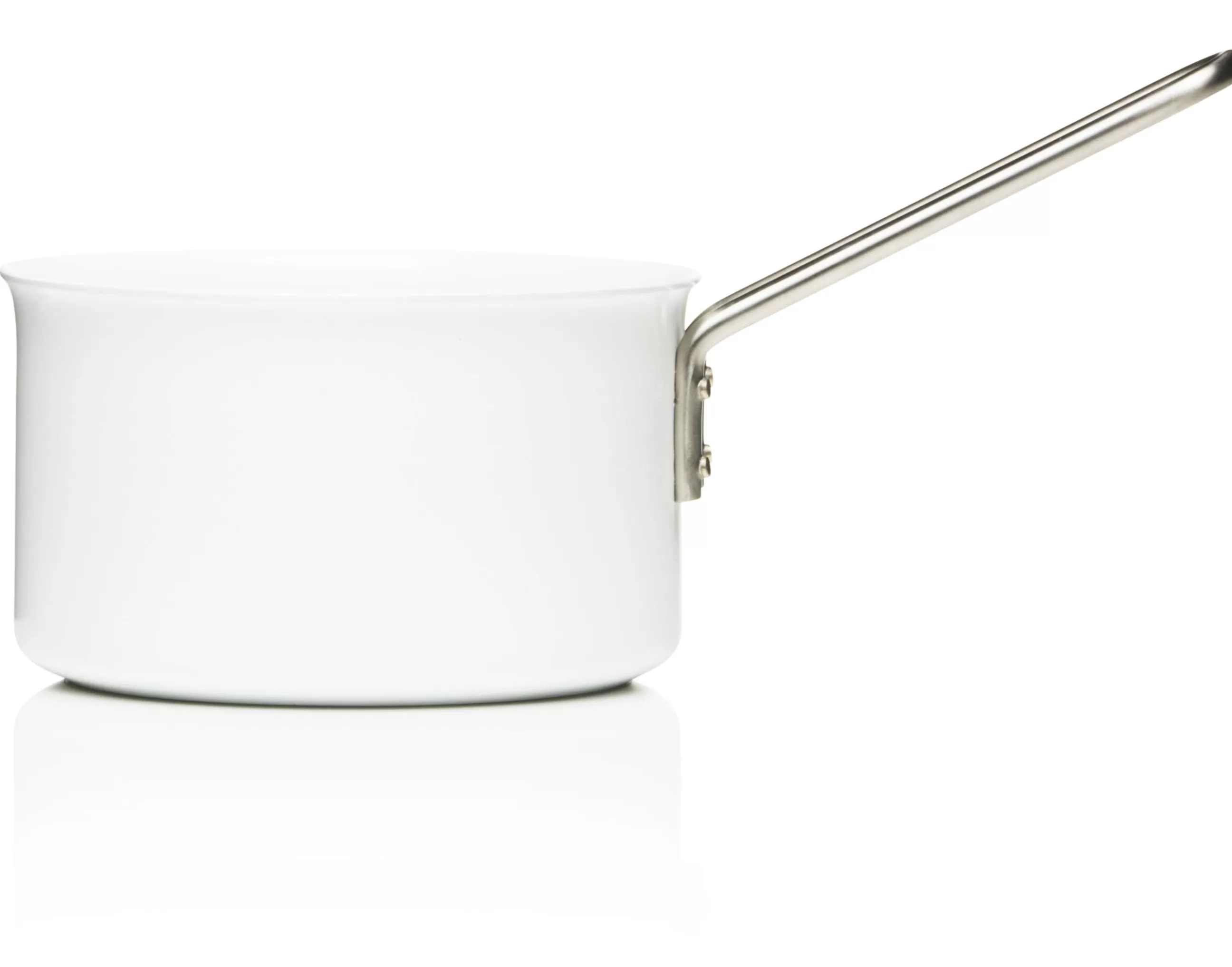 Plats Et Cuisson>Eva Trio Casserole White Line Metal / 1,8L - Blanc