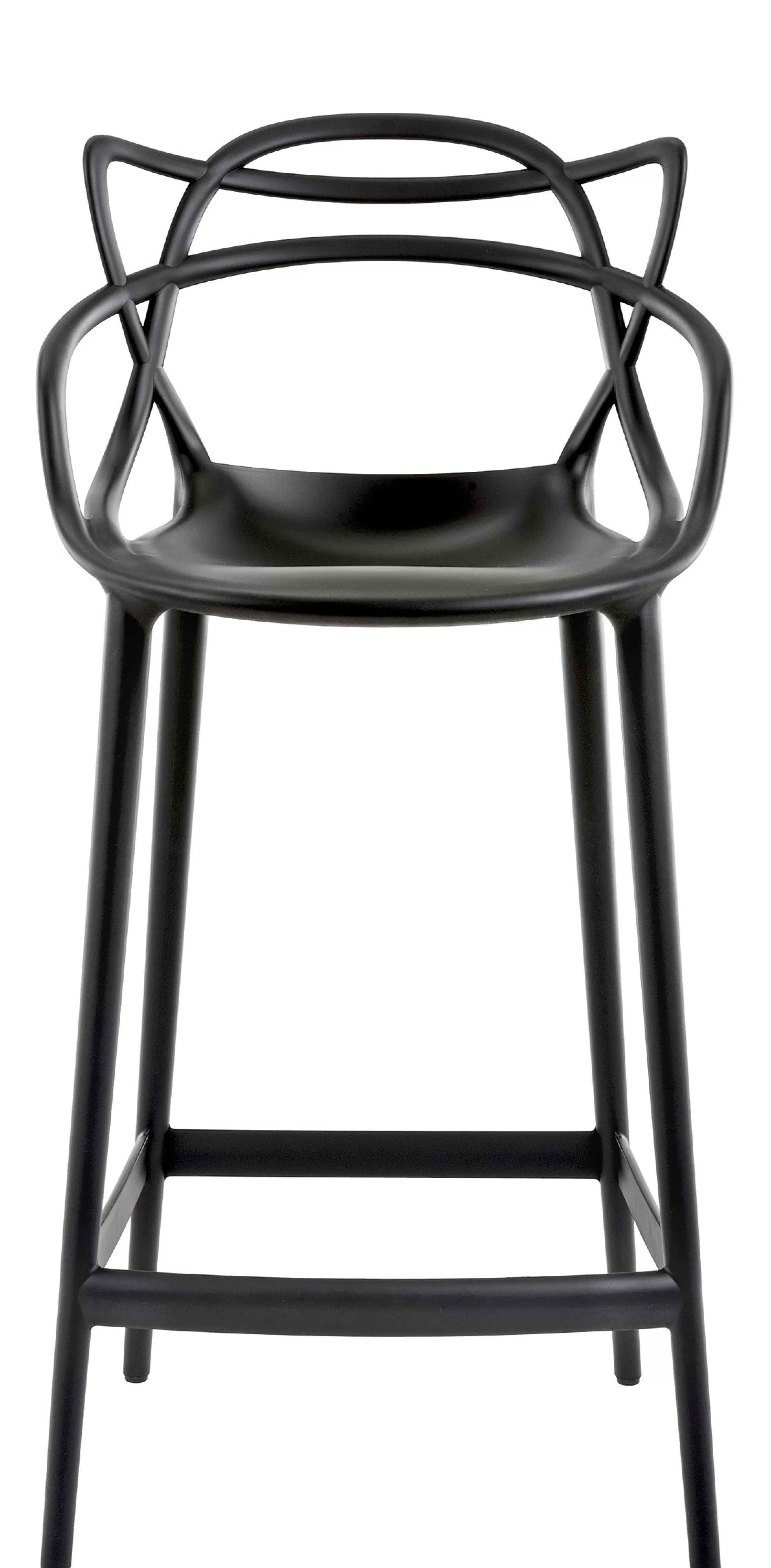 Tabourets De Bar D'extérieur>Kartell Chaise De Bar Masters Plastique/ H 65 Cm - Noir