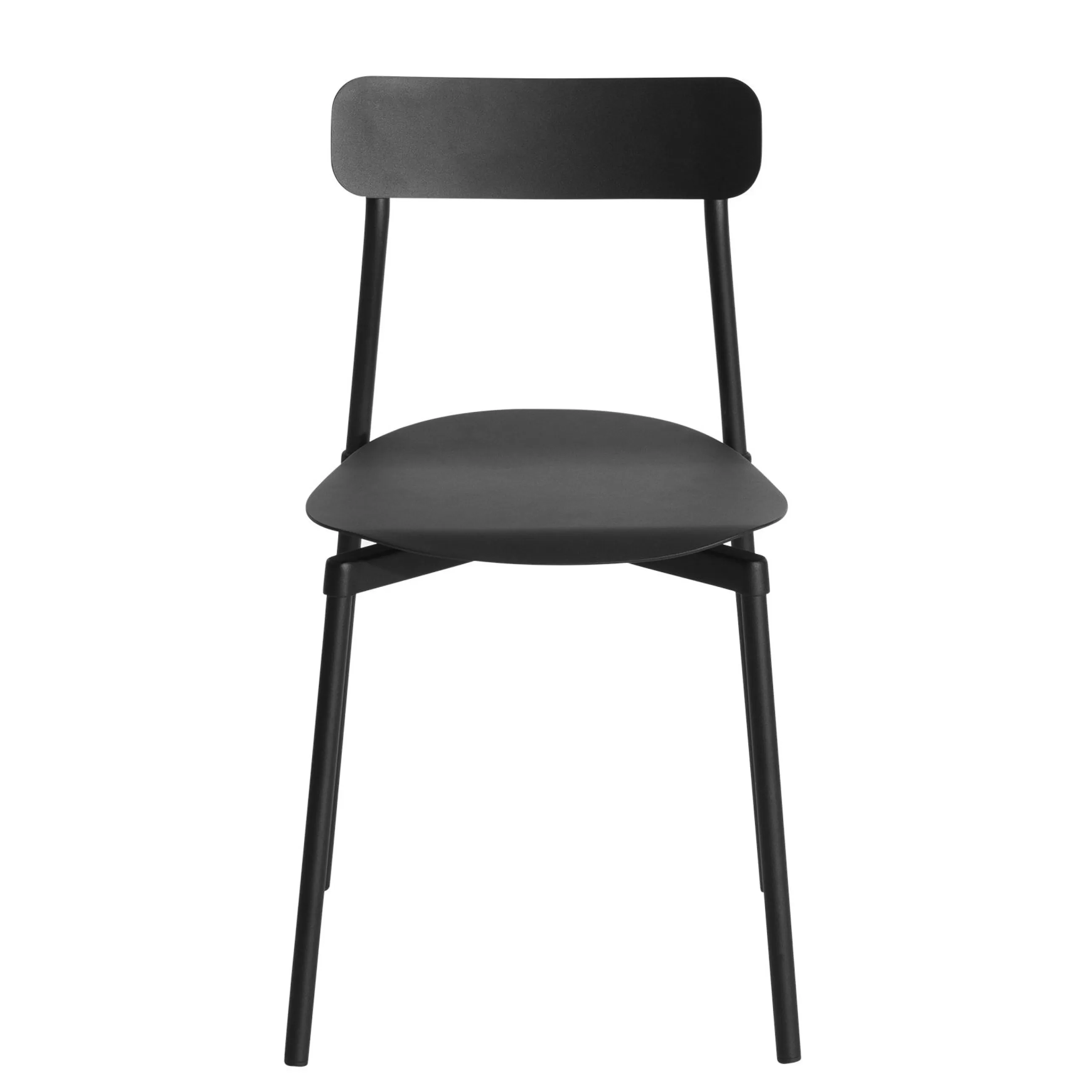 Chaises De Jardin>Petite Friture Chaise Empilable Fromme Metal/ Aluminium - Noir