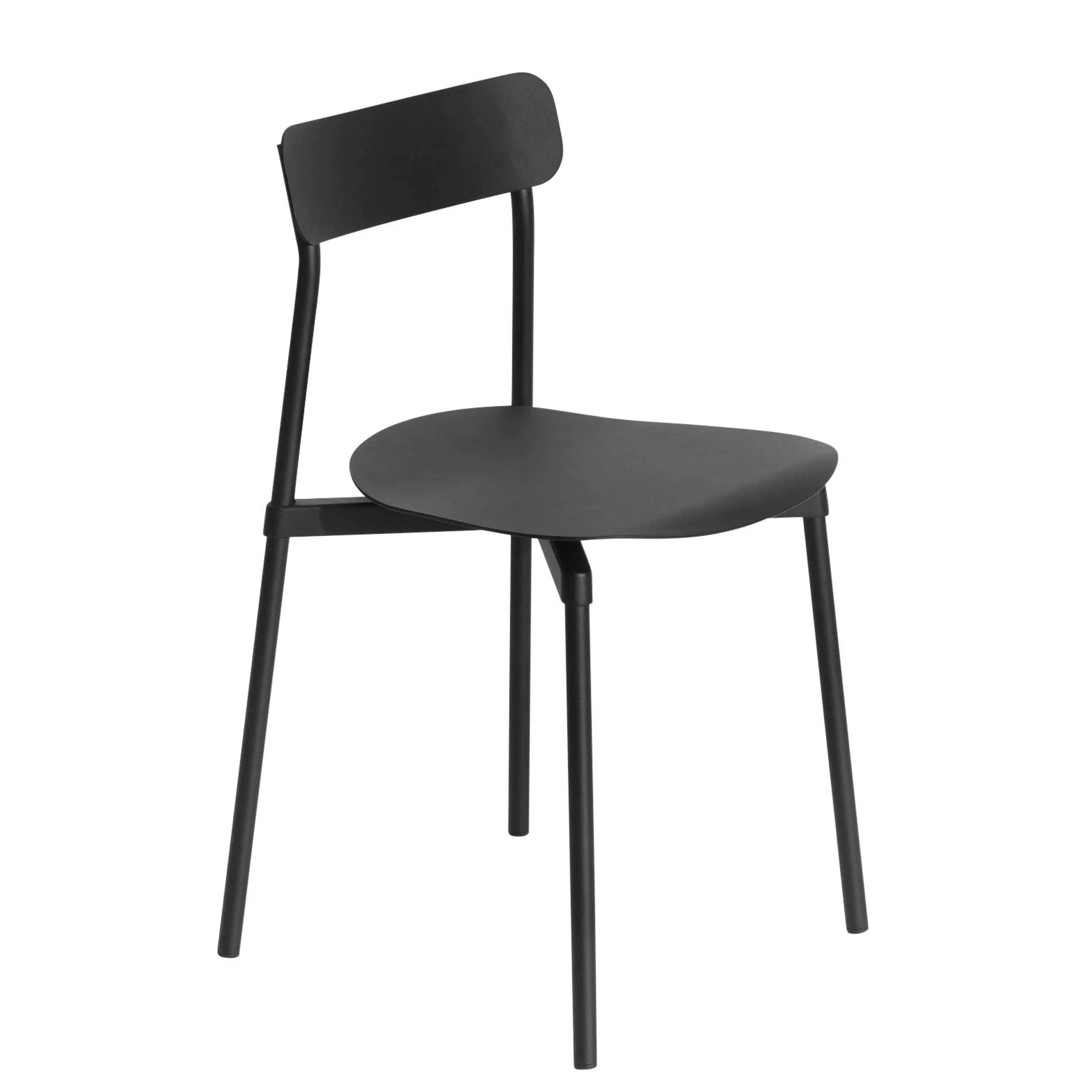 Chaises De Jardin>Petite Friture Chaise Empilable Fromme Metal/ Aluminium - Noir