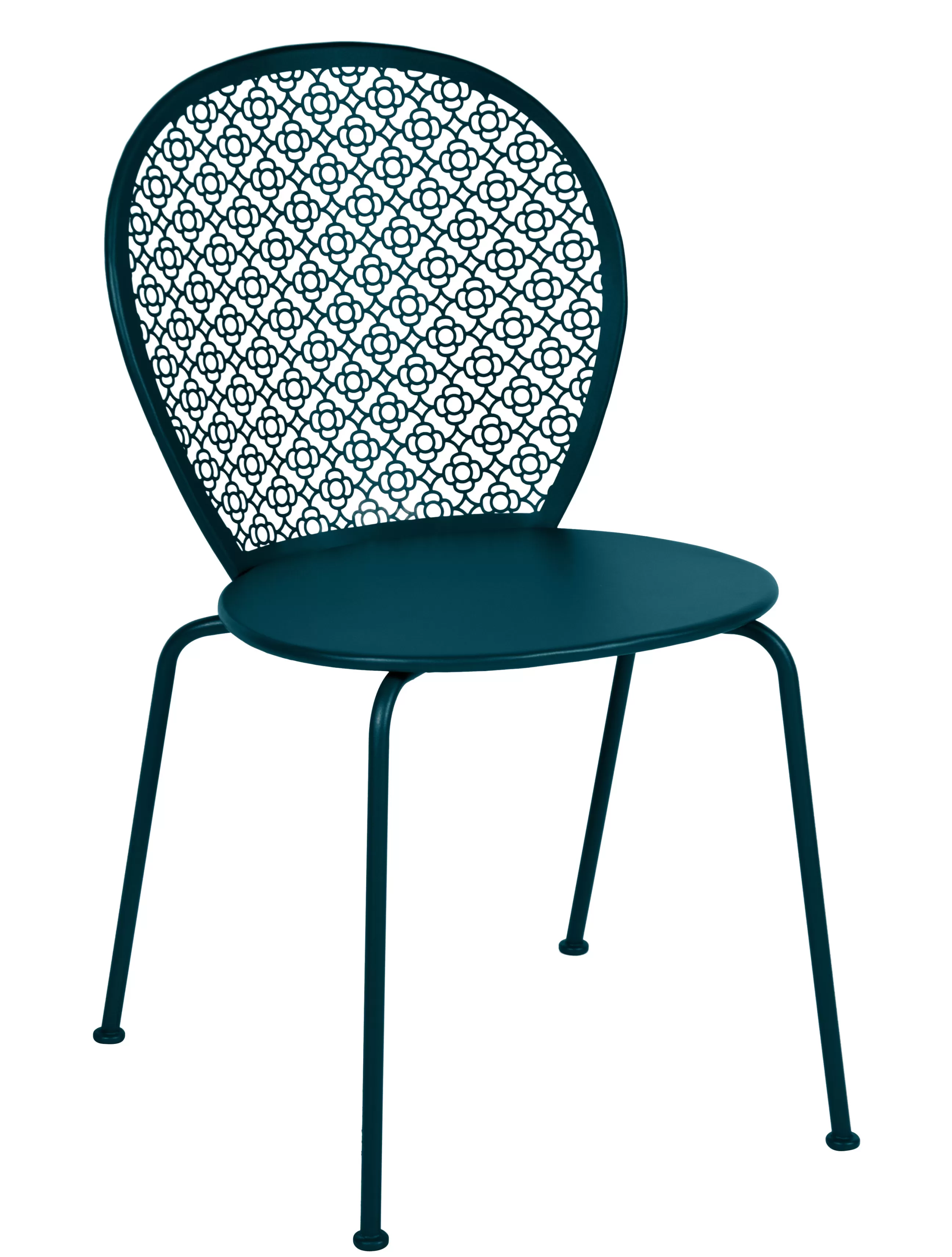 Chaises De Jardin>Fermob Chaise Empilable Lorette Metal Bleu - Bleu Acapulco