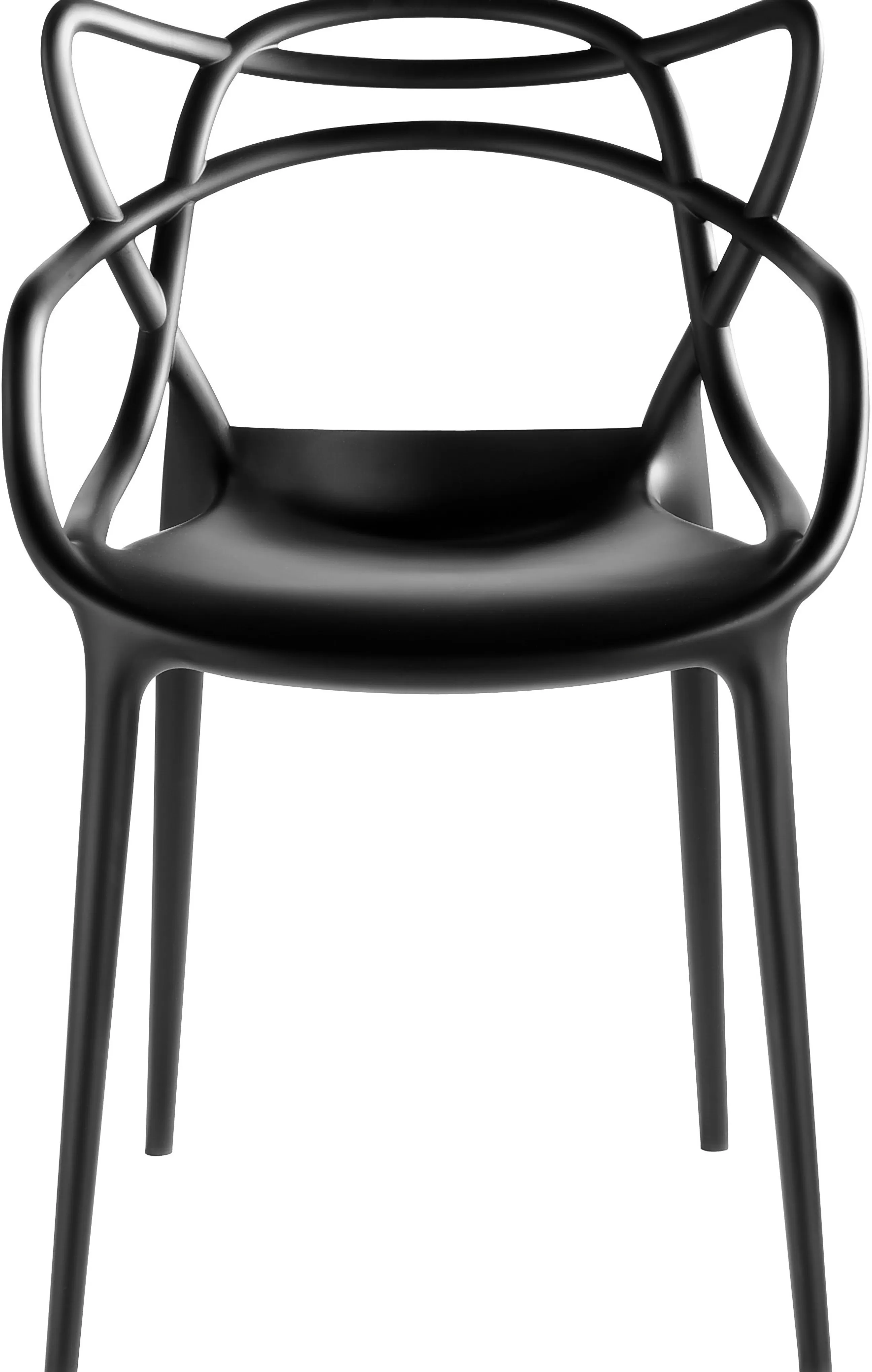 Chaises De Jardin>Kartell Chaise Empilable Masters Plastique- Noir