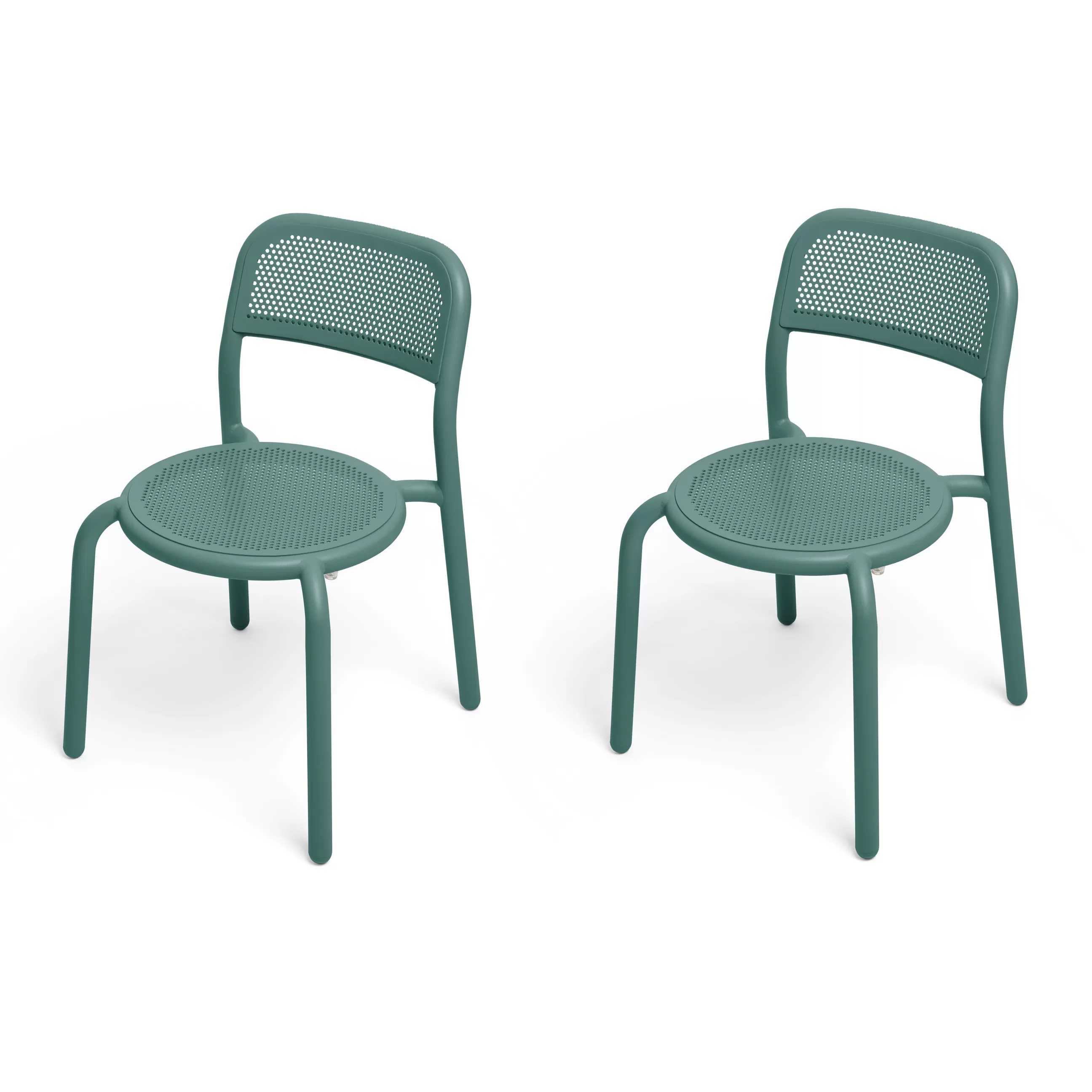 Chaises De Jardin>Fatboy Chaise Empilable Toni Metal Vert / Set De 2 - Vert Sapin