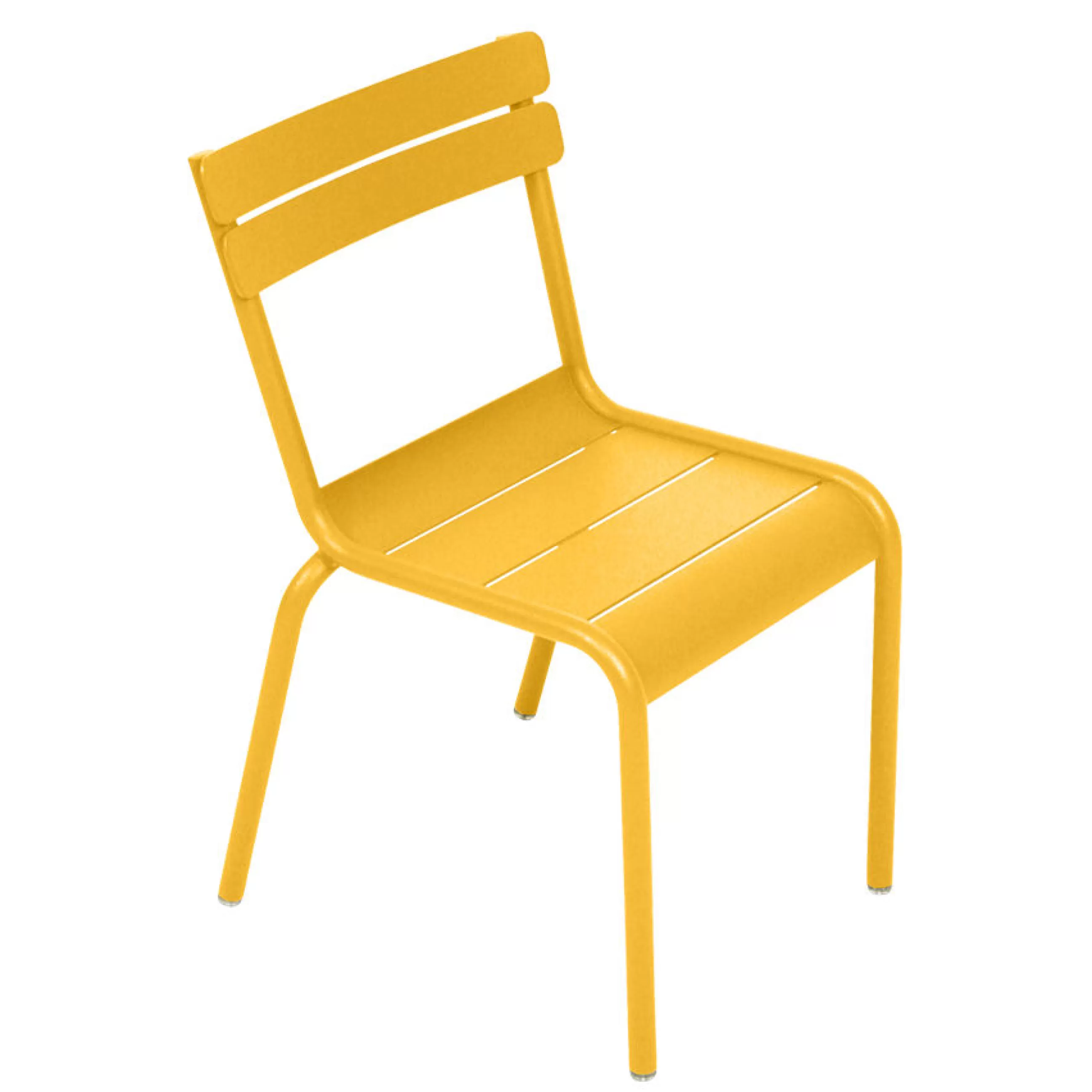 Mobilier Kids>Fermob Chaise Enfant Luxembourg Metal Jaune / Empilable - Aluminium - Miel Texture