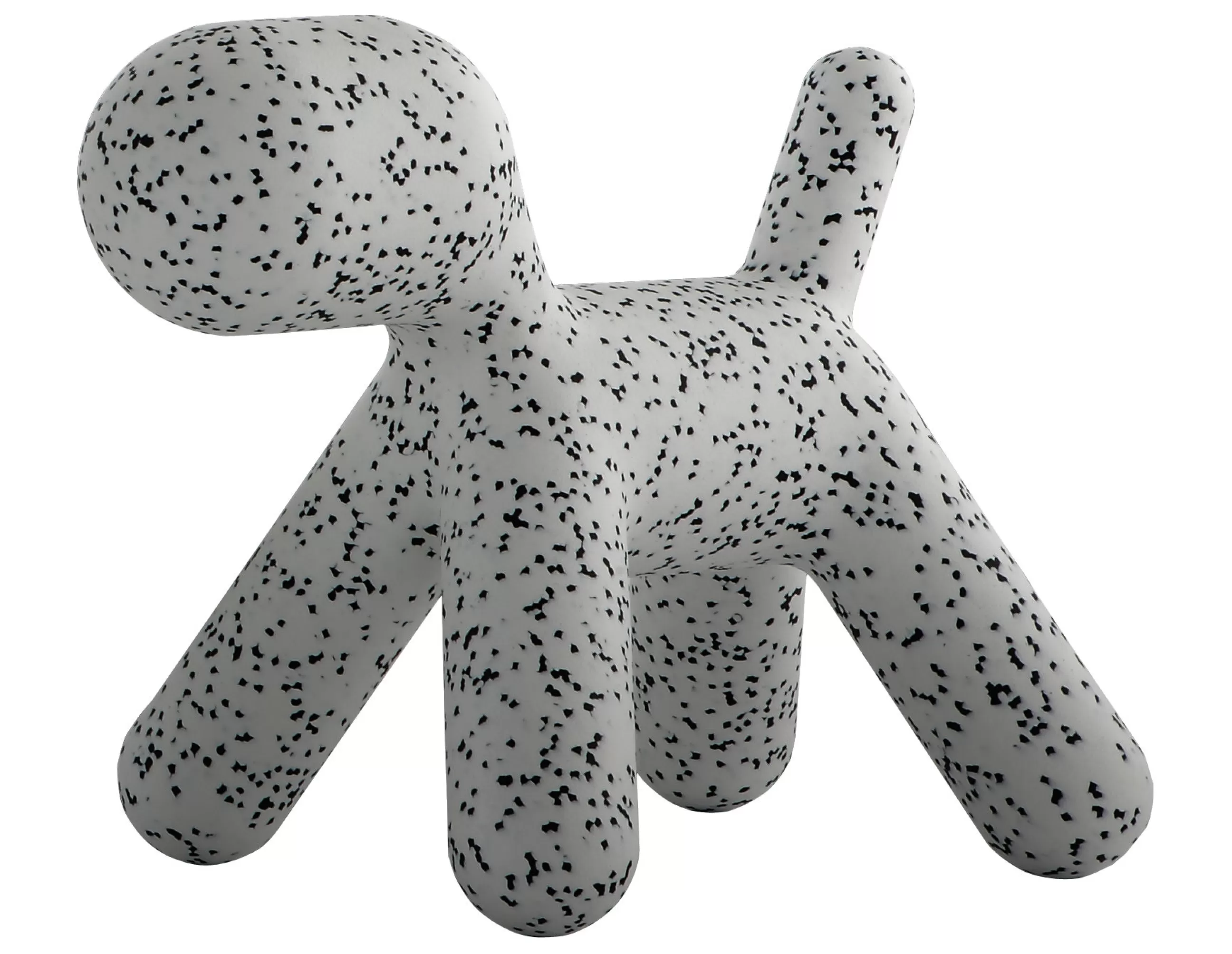 Déco Et Accessoires De Jardin>Magis Chaise Enfant Puppy Medium Plastique Blanc / Dalmatien - L 56 Cm - Blanc - Noir