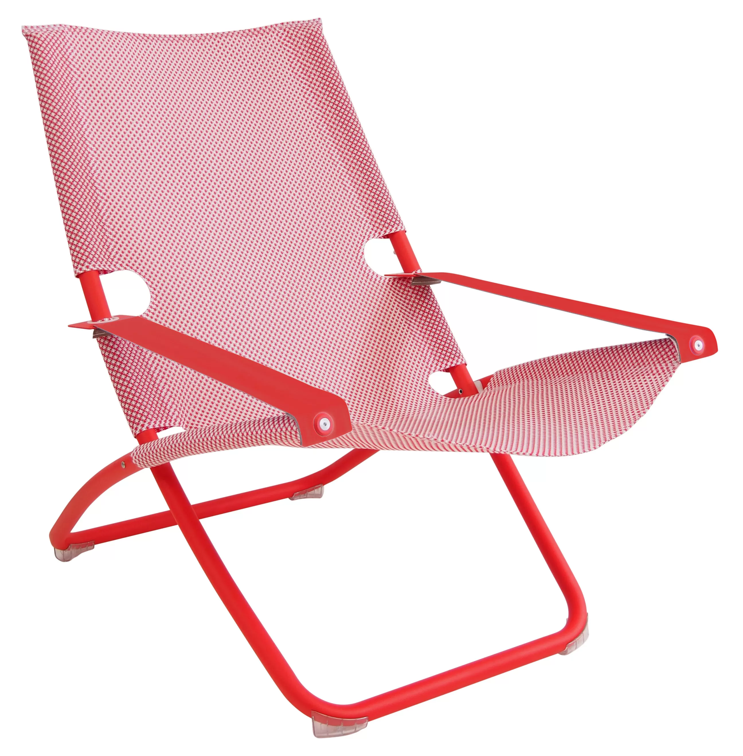 Bains De Soleil Chaises Longues Et Hamacs>Emu Chaise Longue Pliable Inclinable Snooze Metalmetal & Tissu/ 2 Positions - Rouge