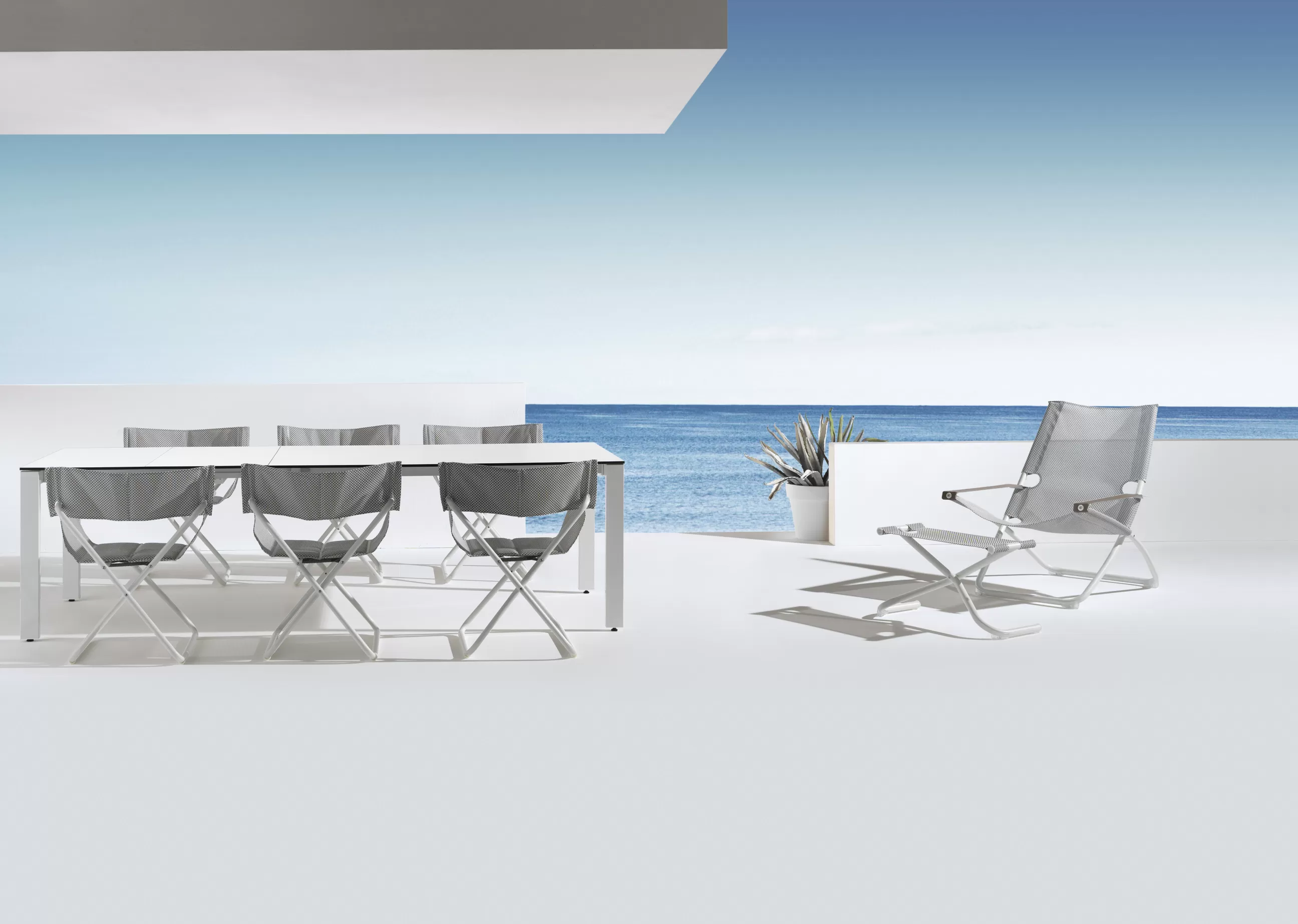 Bains De Soleil Chaises Longues Et Hamacs>Emu Chaise Longue Pliable Inclinable Snooze Metalmetal & Tissu/ 2 Positions - Rouge