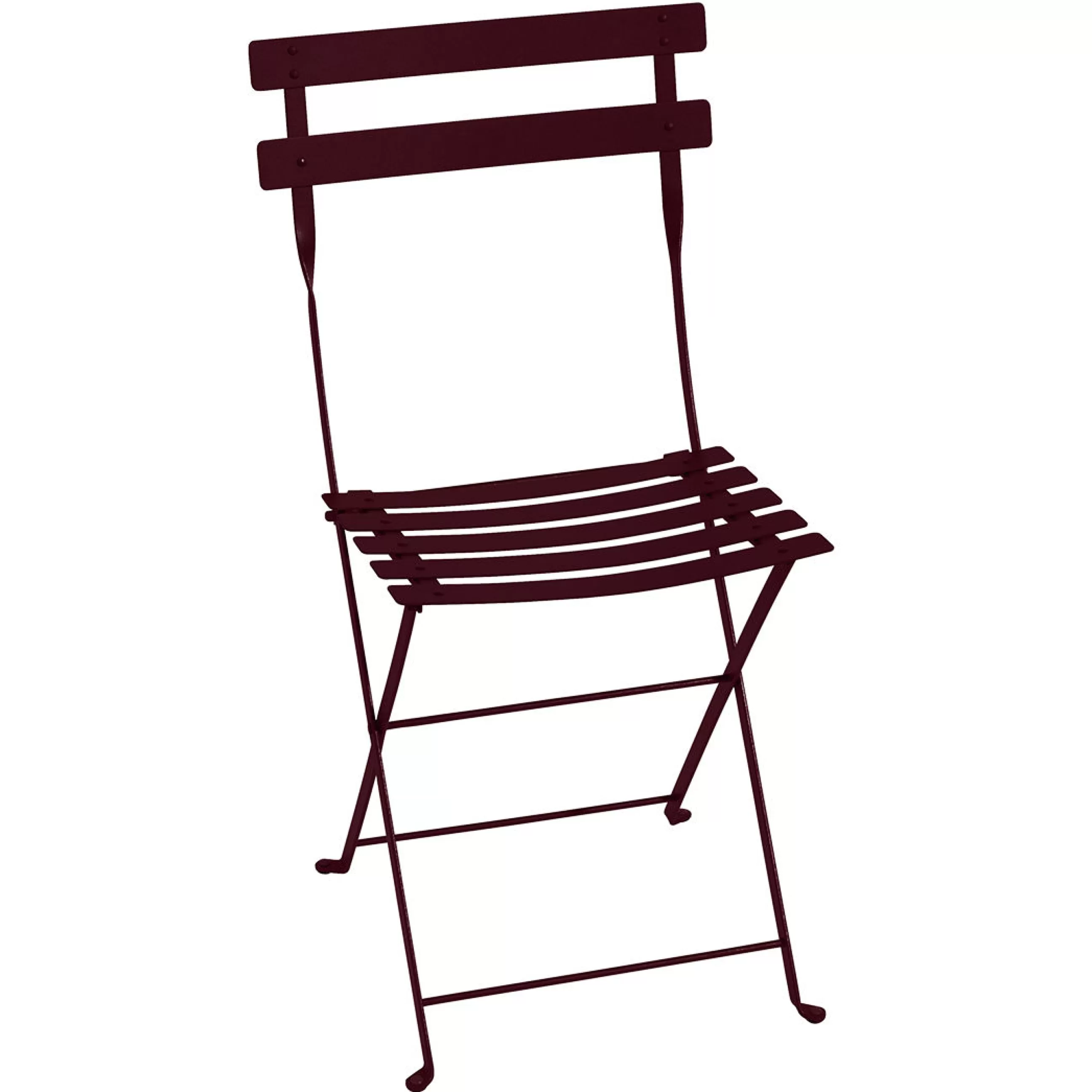 Chaises De Jardin>Fermob Chaise Pliante Bistro Metal Rouge - Cerise Noire