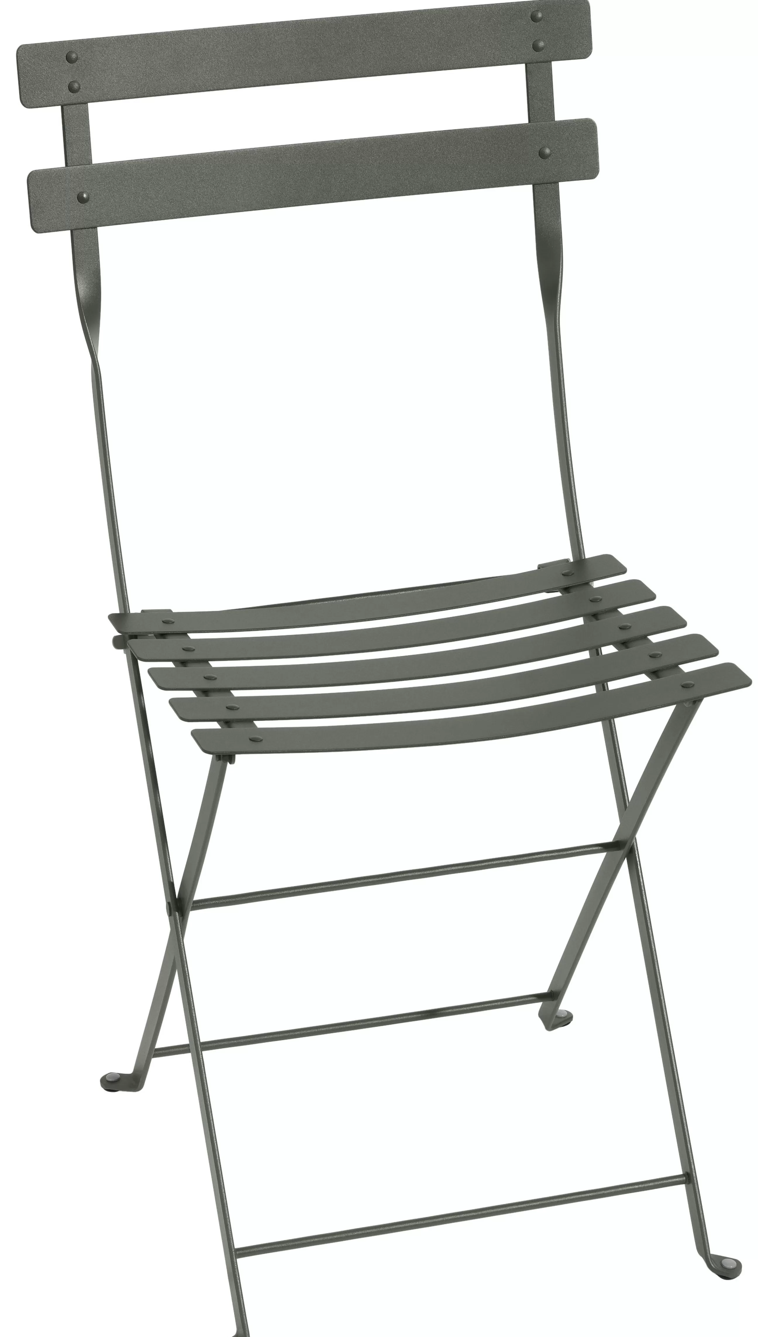 Chaises De Jardin>Fermob Chaise Pliante Bistro Metal Vert Gris - Romarin