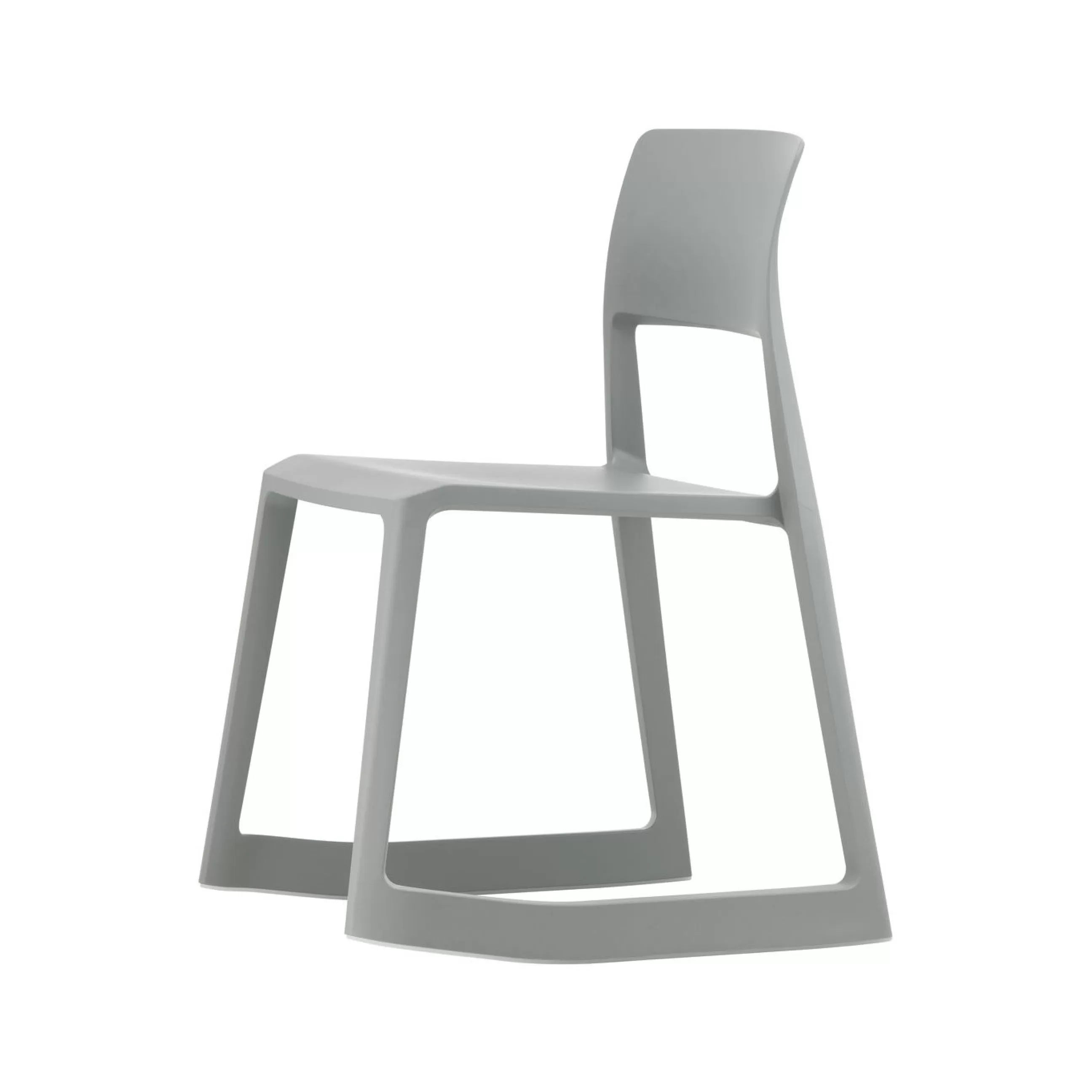 Fauteuils De Bureau>Vitra Chaise Tip Ton Re Plastique/ Plastique Recycle - Inclinable & Ergonomique - Gris