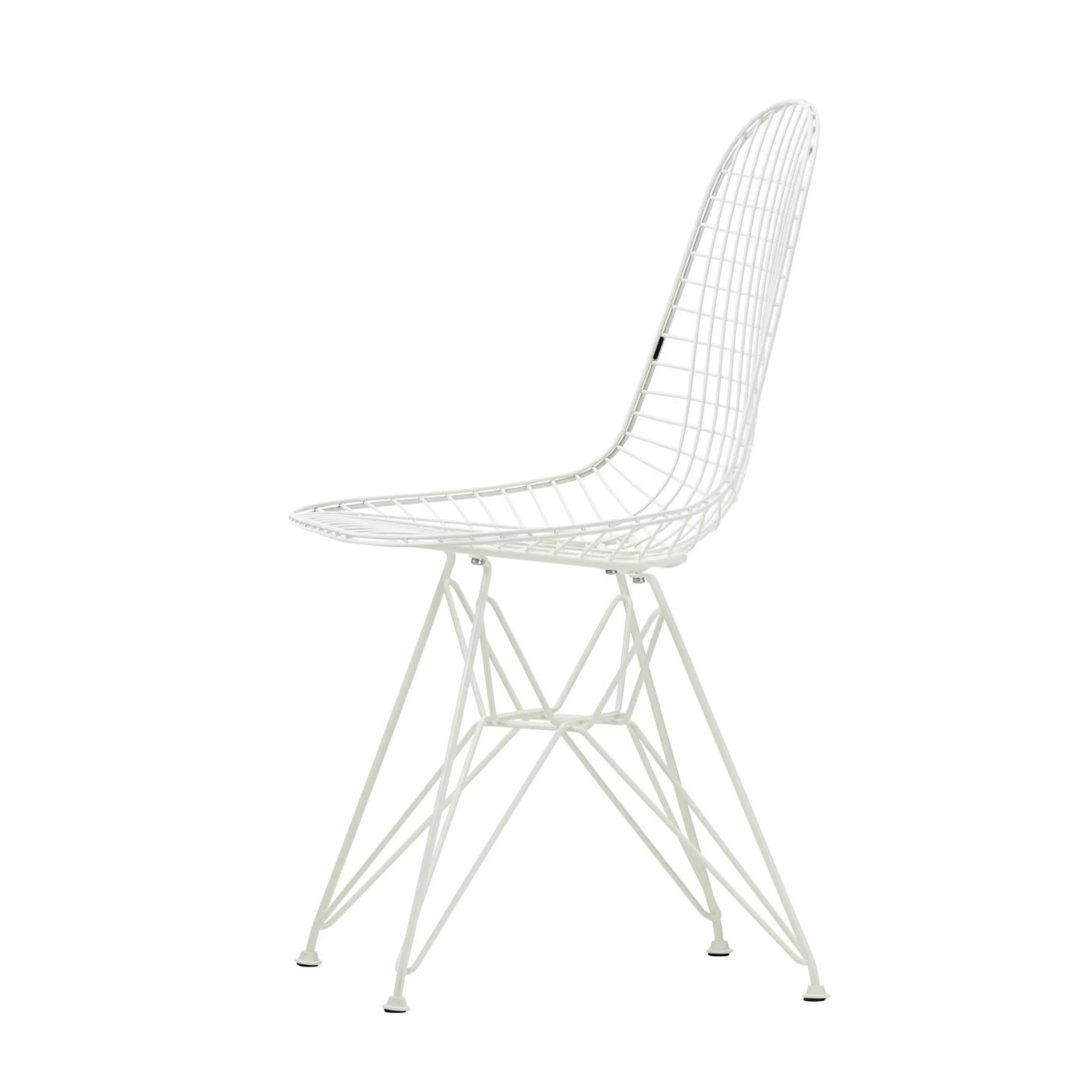 Chaises De Jardin>Vitra Chaise Wire Chair Dkr Metal/ By Charles & Ray Eames, 1951 - Blanc