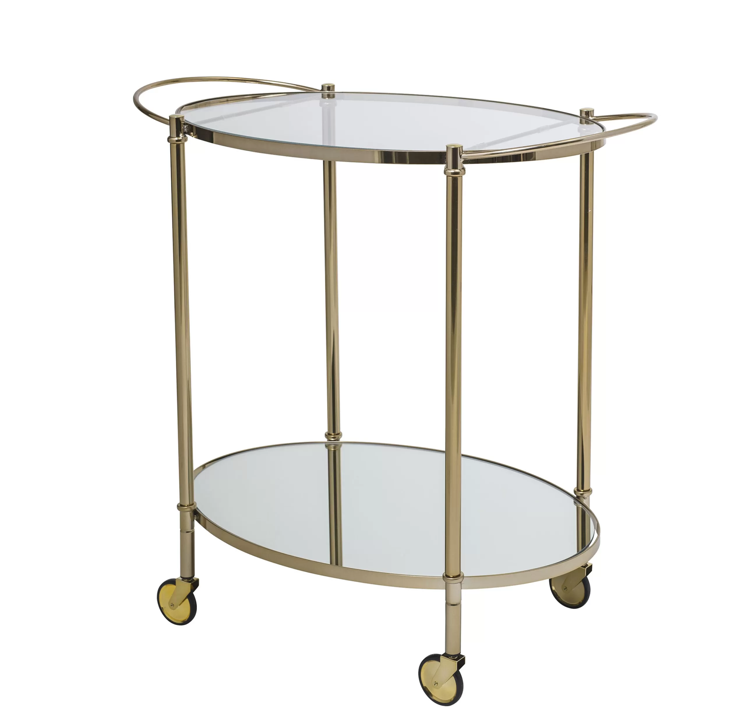 Compléments D'Ameublement>Bloomingville Chariot Gold Verre Or Transparent Metal - Or - Transparent