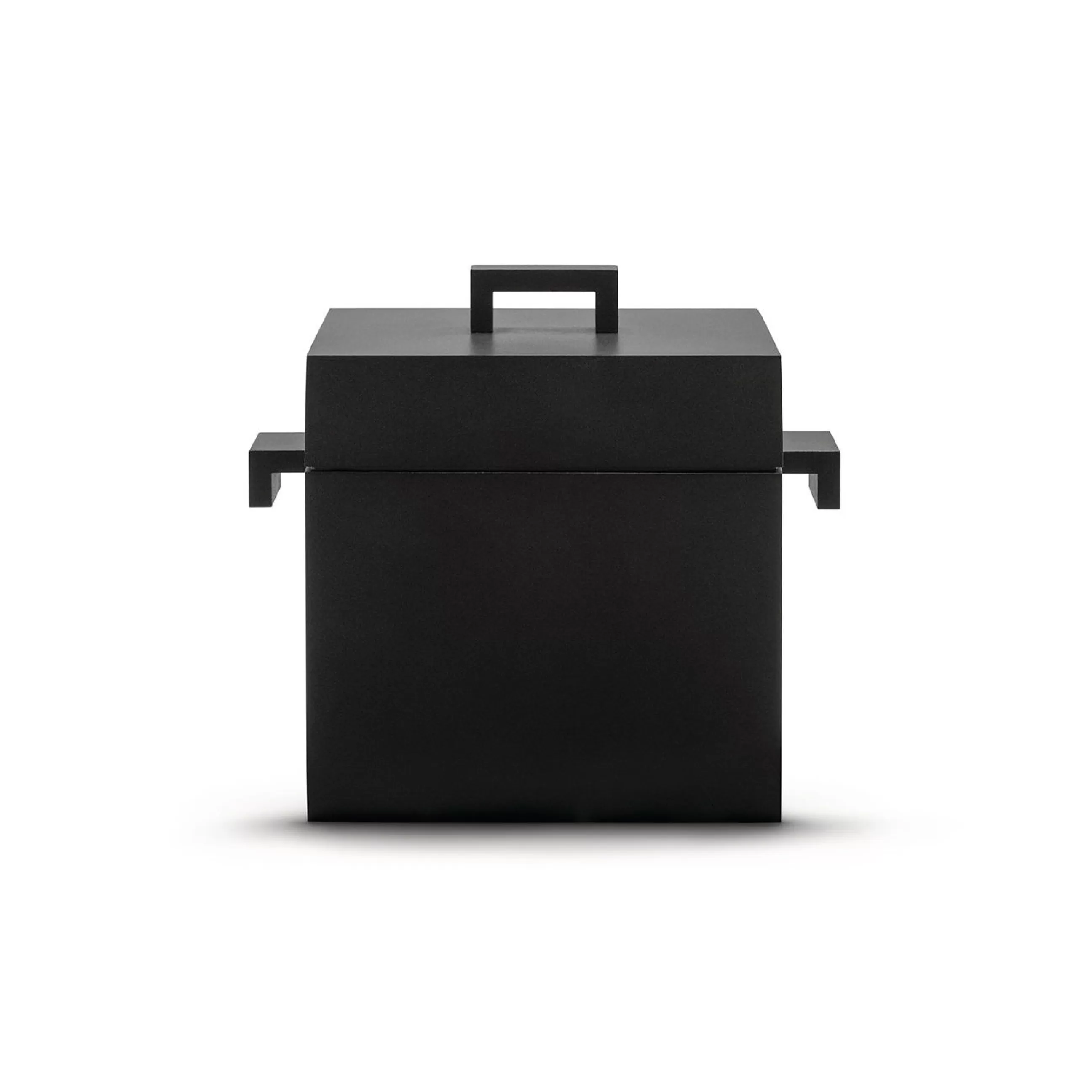 Plats Et Cuisson>Alessi Cocotte La Cubica Metal/ Induction - 240 Cl / 100 Values Collection - Noir