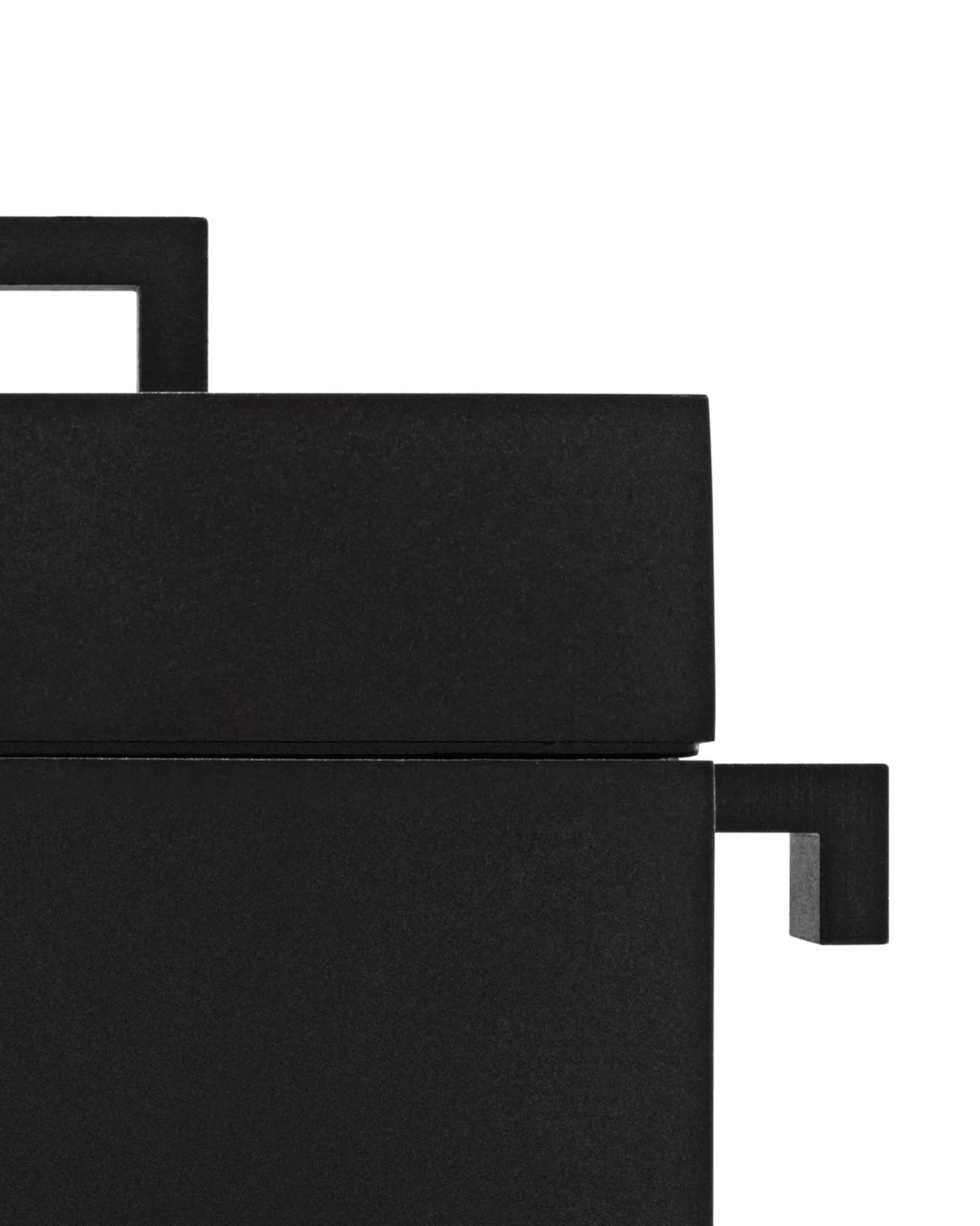 Plats Et Cuisson>Alessi Cocotte La Cubica Metal/ Induction - 240 Cl / 100 Values Collection - Noir