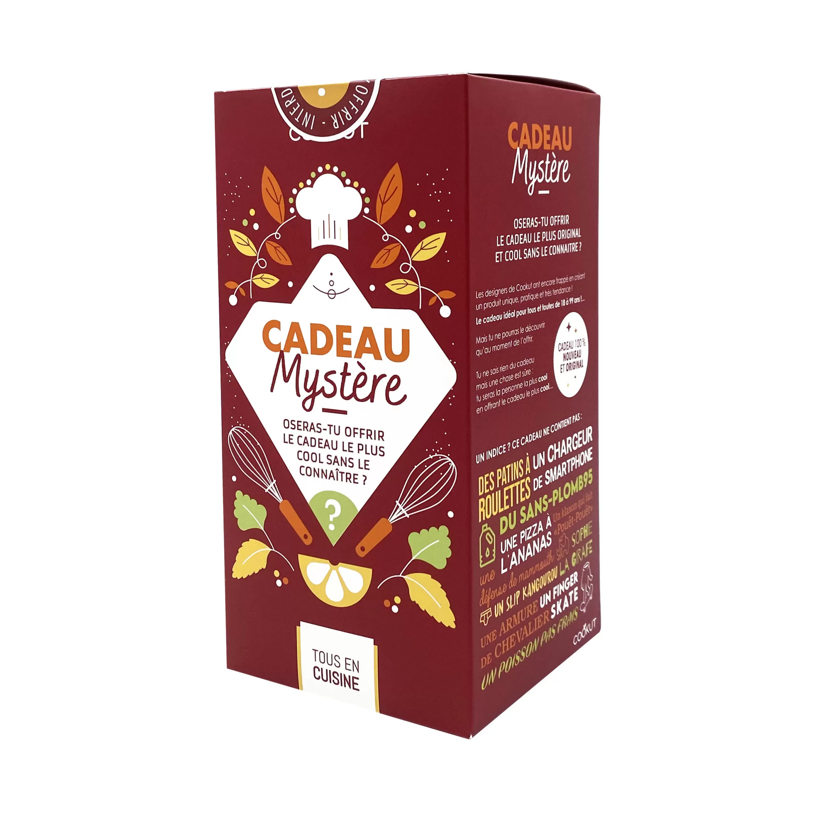 Autour Du Vin>Cookut Coffret Le Cadeau Mystere / Tous En Cuisine Papier - Rouge