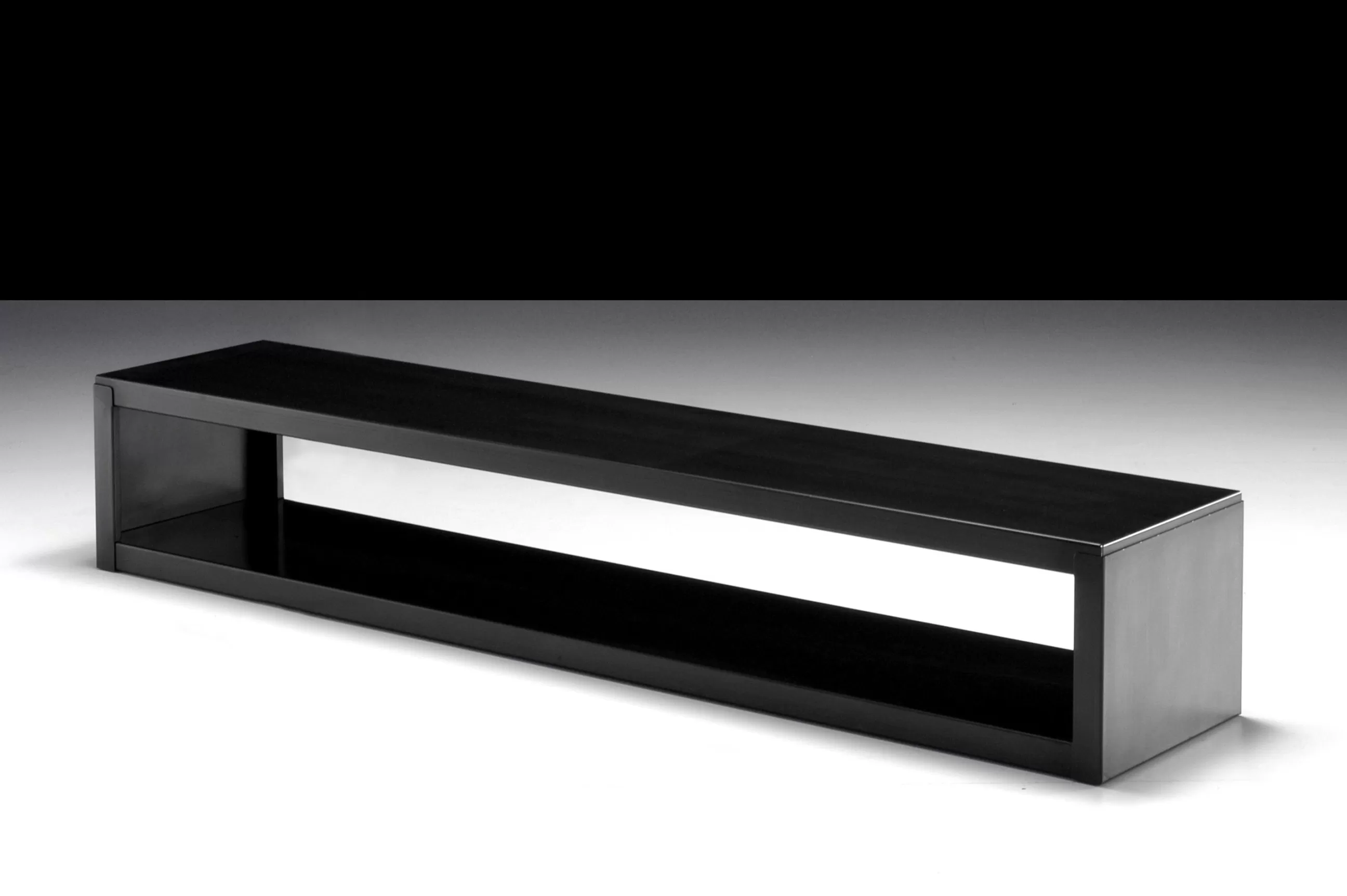 Consoles>Zeus Console Basse Low Rack Metal / 210 X 45 X H 35 Cm - Noir