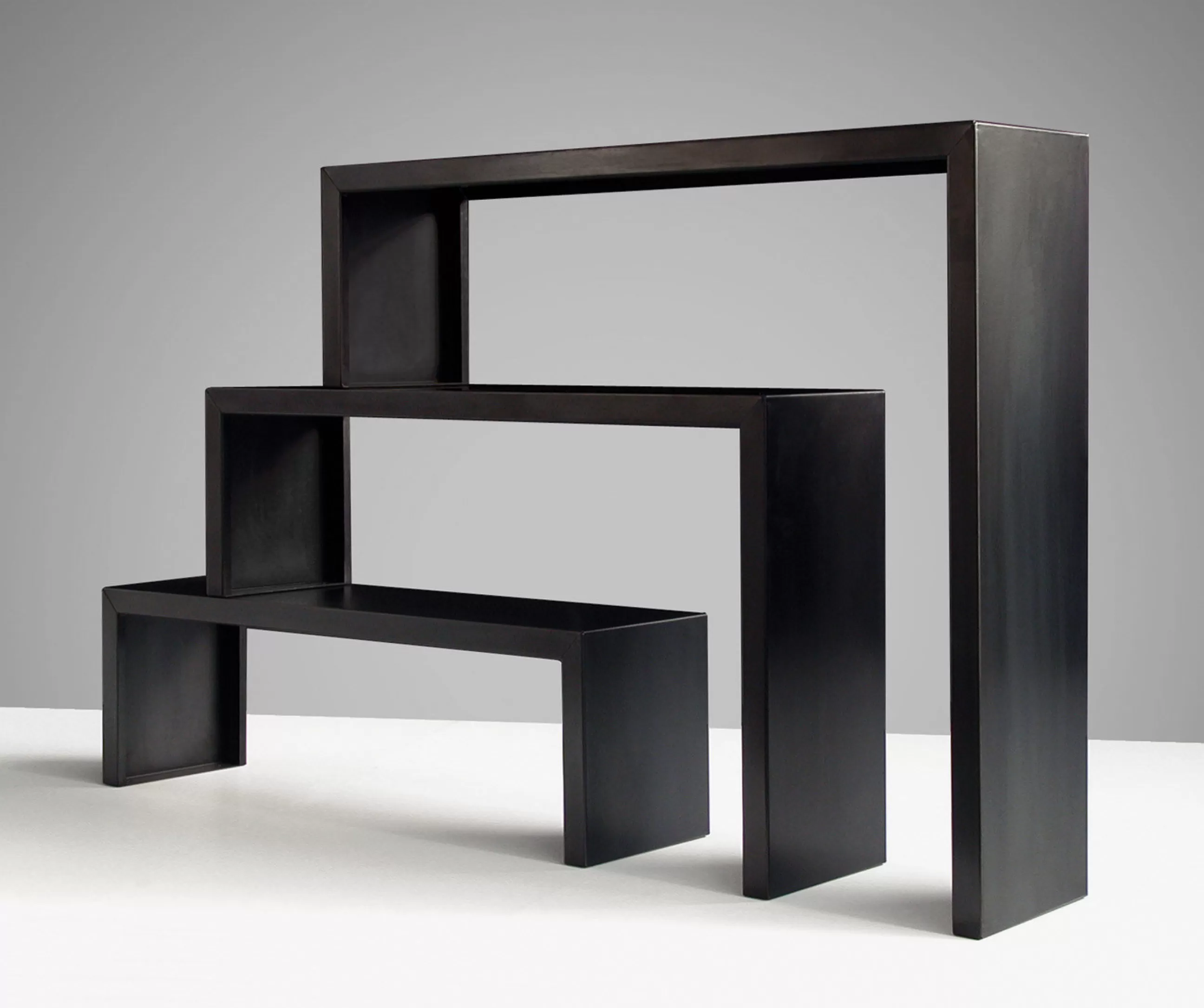 Consoles>Zeus Console Big Irony Babilonia Metal / Set 3 Consoles Modulables - Noir