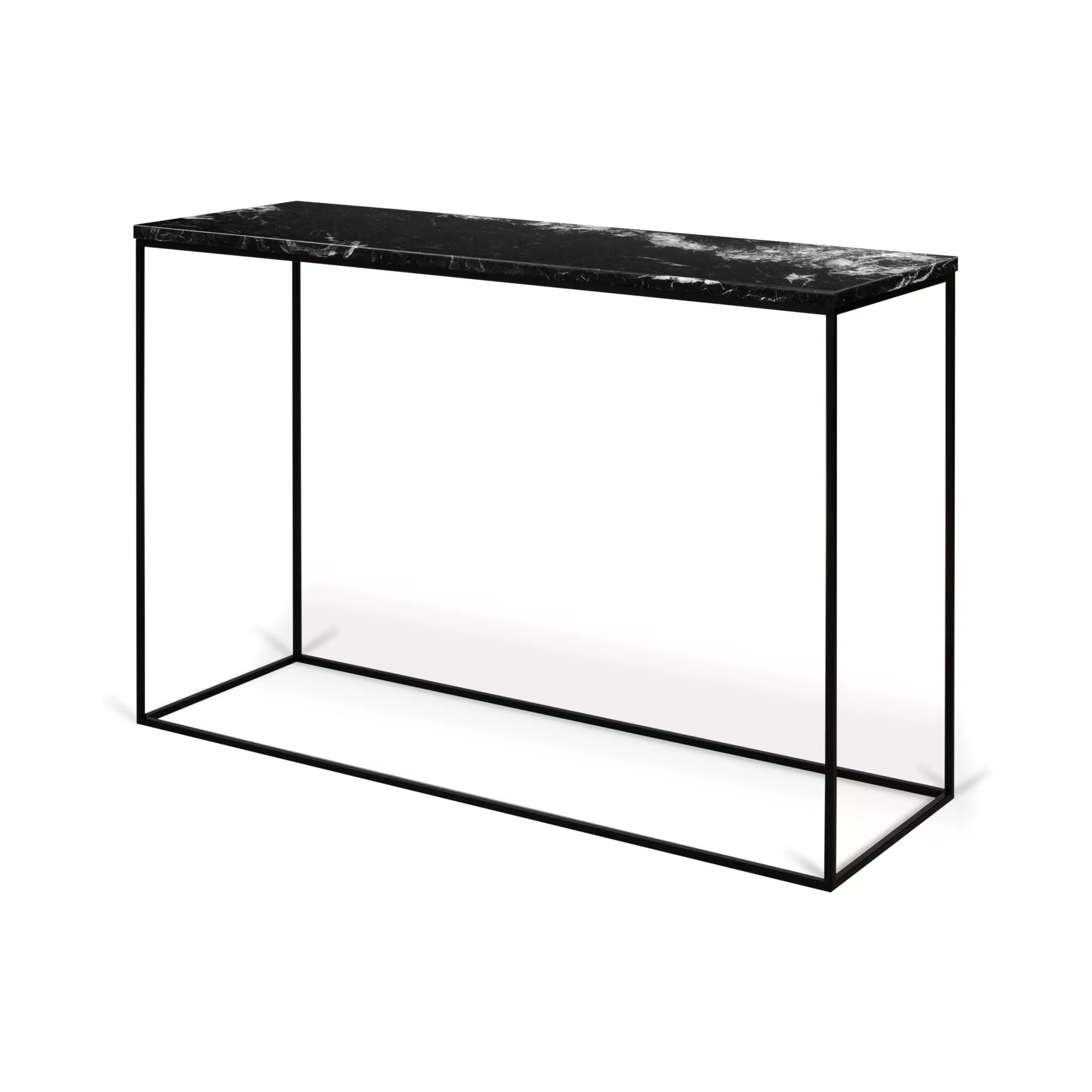 Consoles>POP UP HOME Console Marble Pierre / Marbre - L 120 X H 76 Cm - Noir