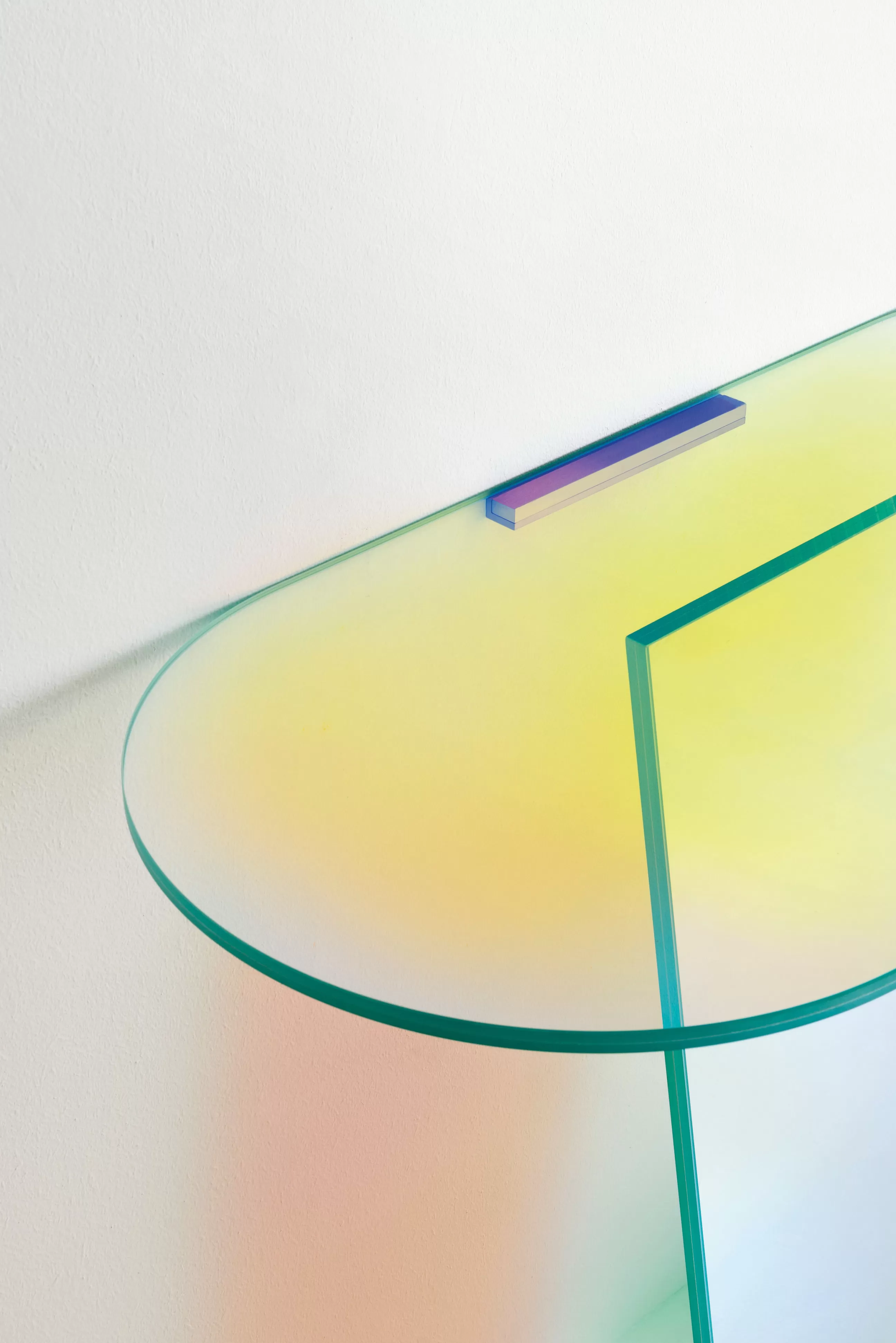 Consoles>Glas Italia Console Shimmer Verre/ Verre - L 100 X H 84,5 Cm - Multicolore