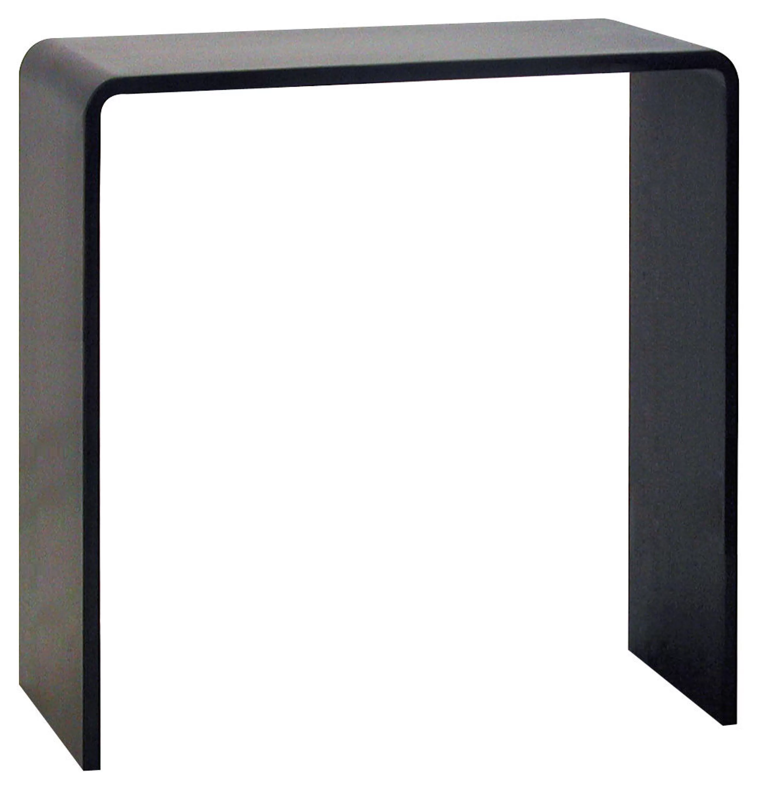 Consoles>Zeus Console Solitaire Metal L 100 X Prof 28 X H 100 Cm - Noir