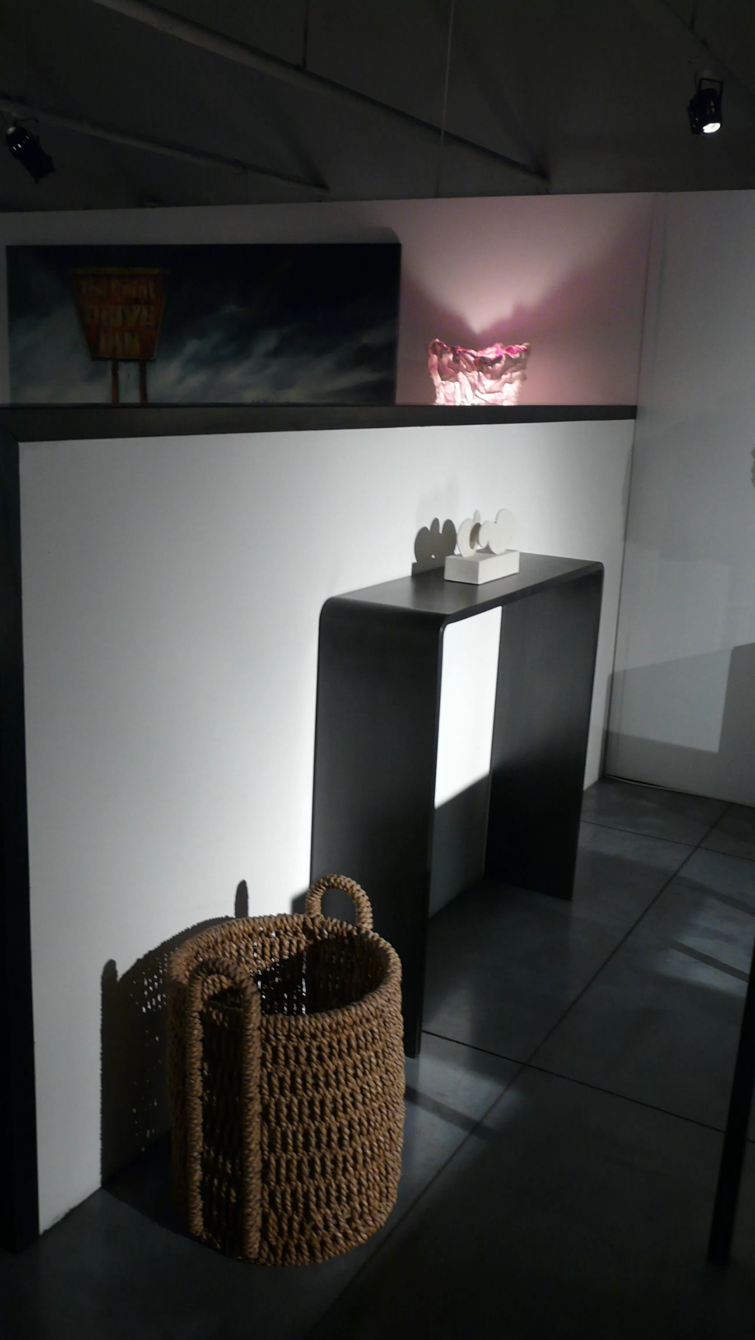Consoles>Zeus Console Solitaire Metal L 100 X Prof 28 X H 100 Cm - Noir