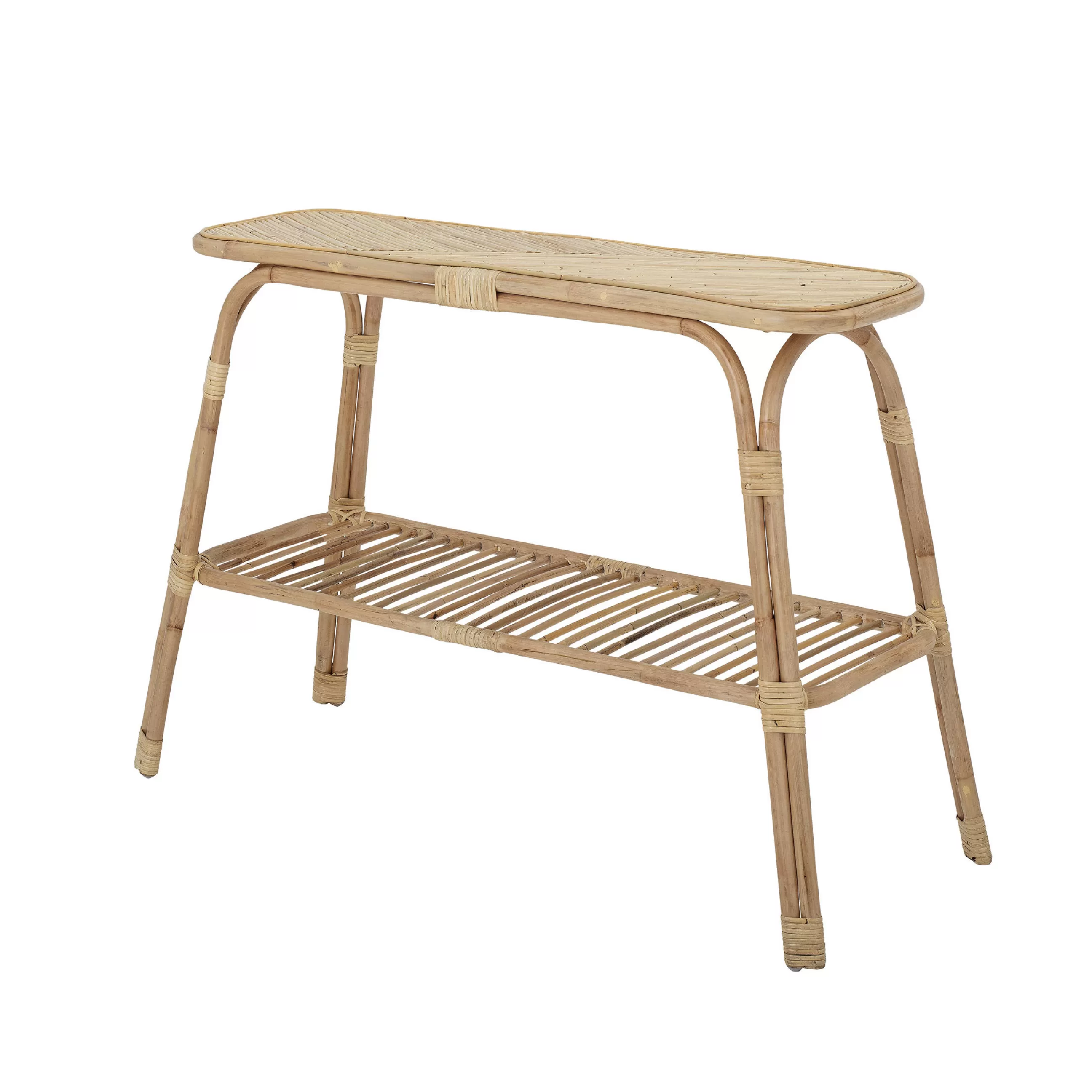Consoles>Bloomingville Console Thenna Fibre Vegetale Beige Bois/ L 111 X P 45 X H 75 Cm - Rotin - Naturel