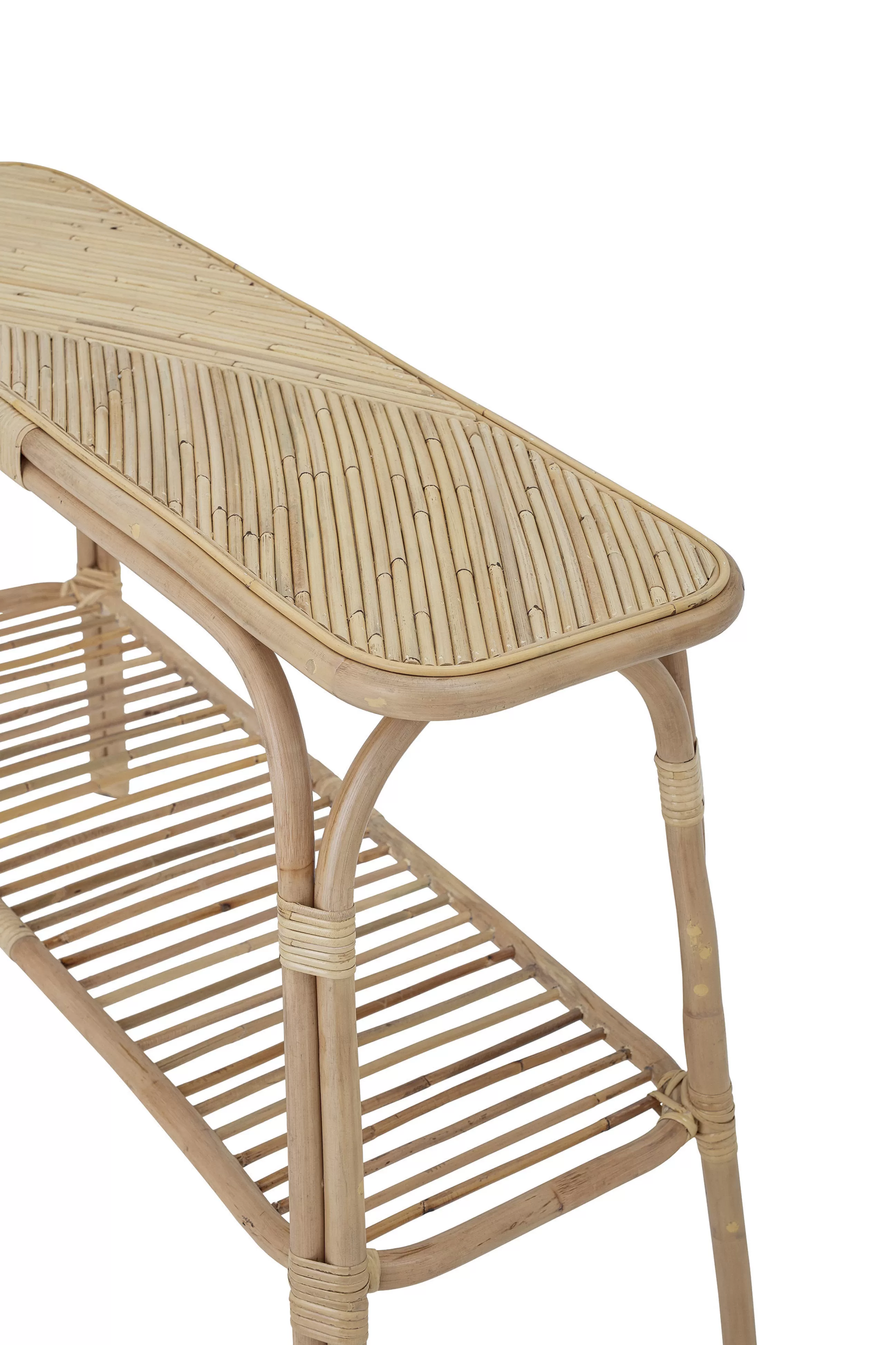 Consoles>Bloomingville Console Thenna Fibre Vegetale Beige Bois/ L 111 X P 45 X H 75 Cm - Rotin - Naturel