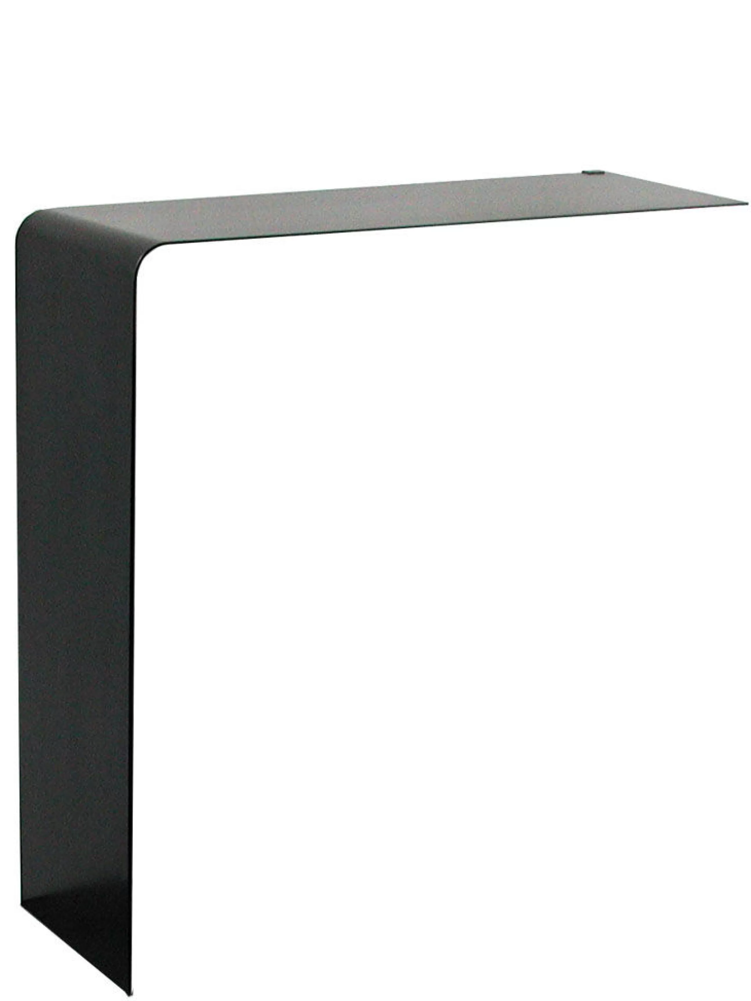 Consoles>Zeus Console Wing Shelf Metal - Noir