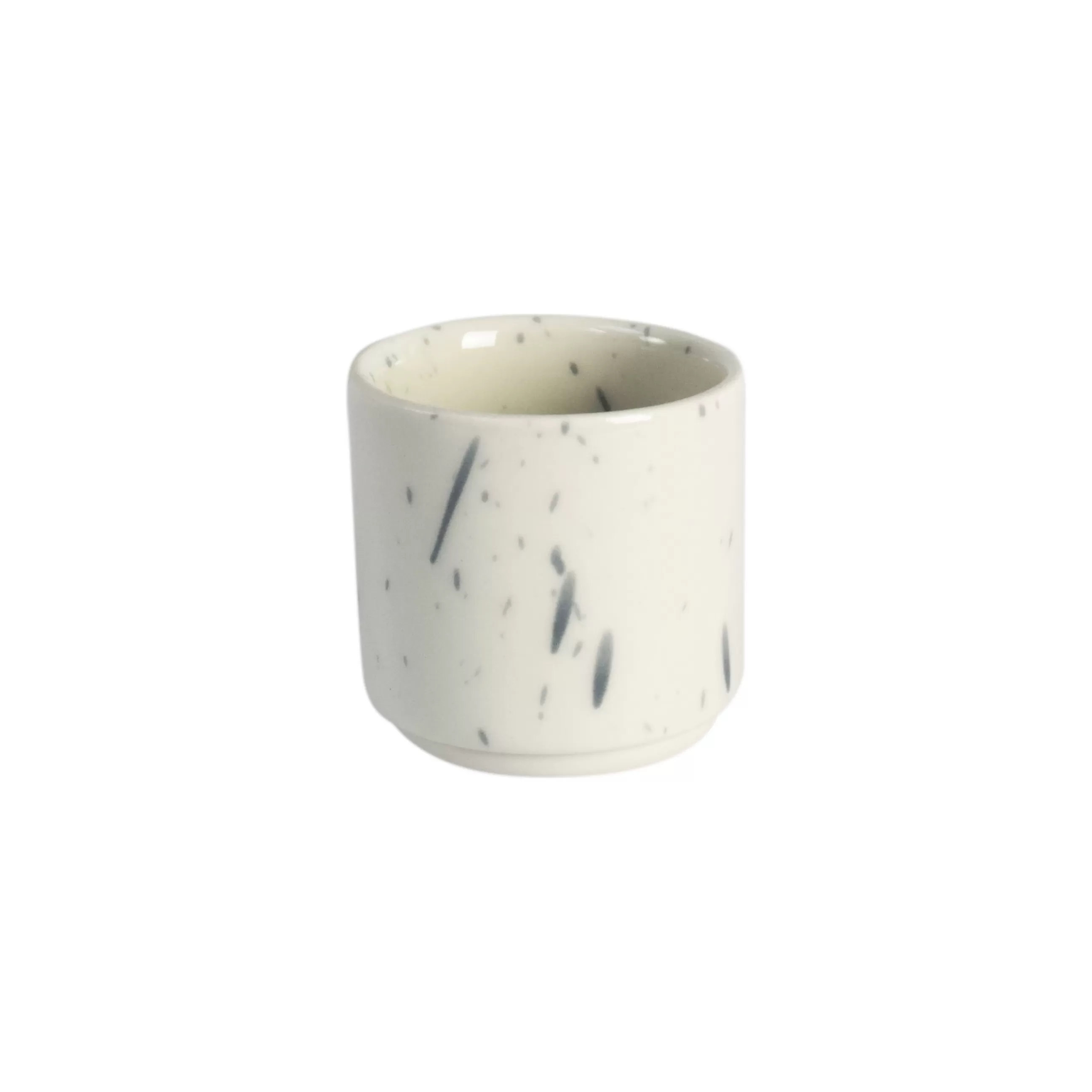 Accessoires Cuisine>Jars Ceramistes Coquetier Studio Ceramique Blanc / Gres Fait Main - Blanc - Bleu