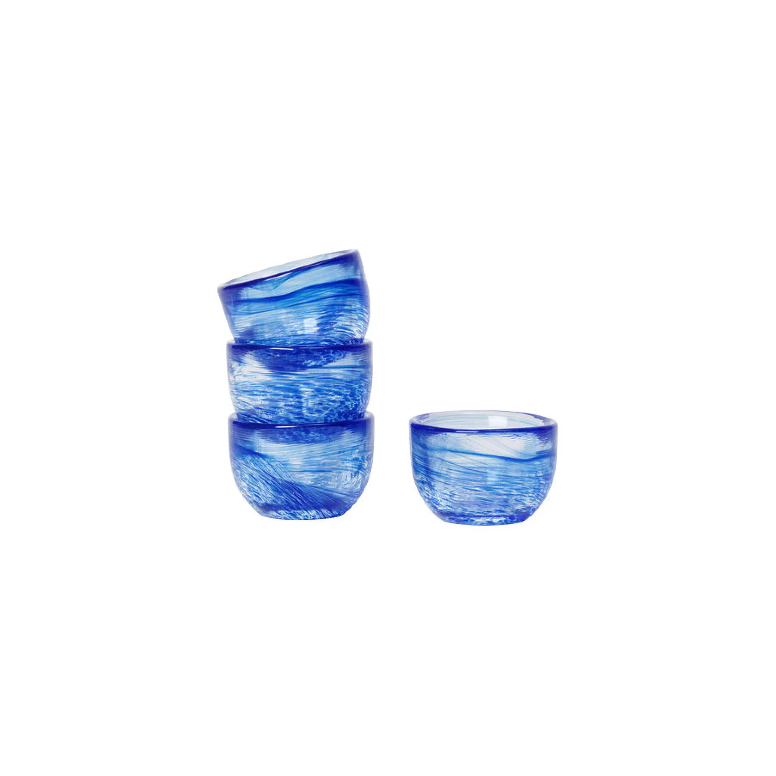 Accessoires Cuisine>Ferm Living Coquetier Tinta Verre/ Set De 4 - Verre - Bleu