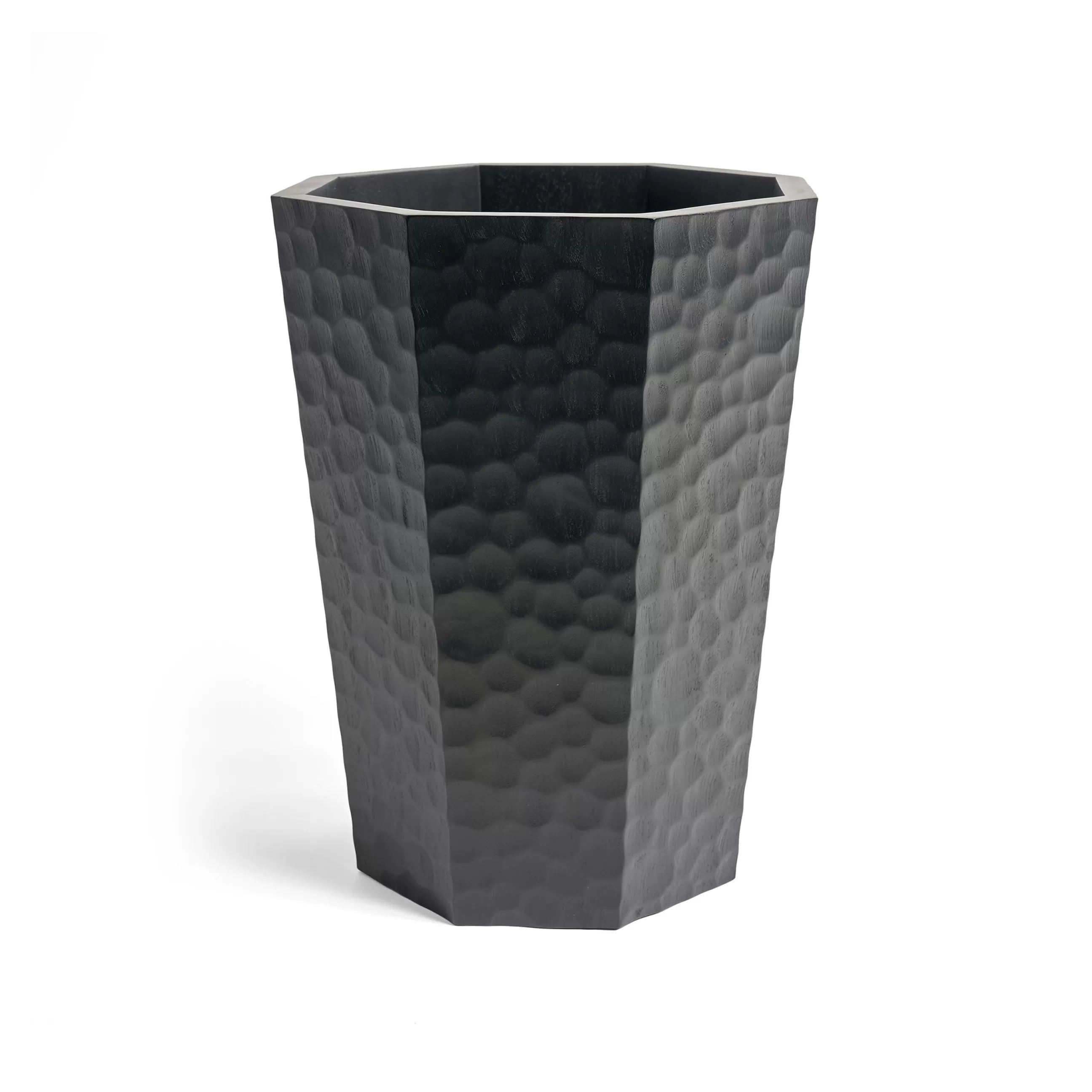Accessoires Bureau>Ethnicraft Corbeille A Papier Chopped Bois / Acajou - O 28 X H 35 Cm - Noir