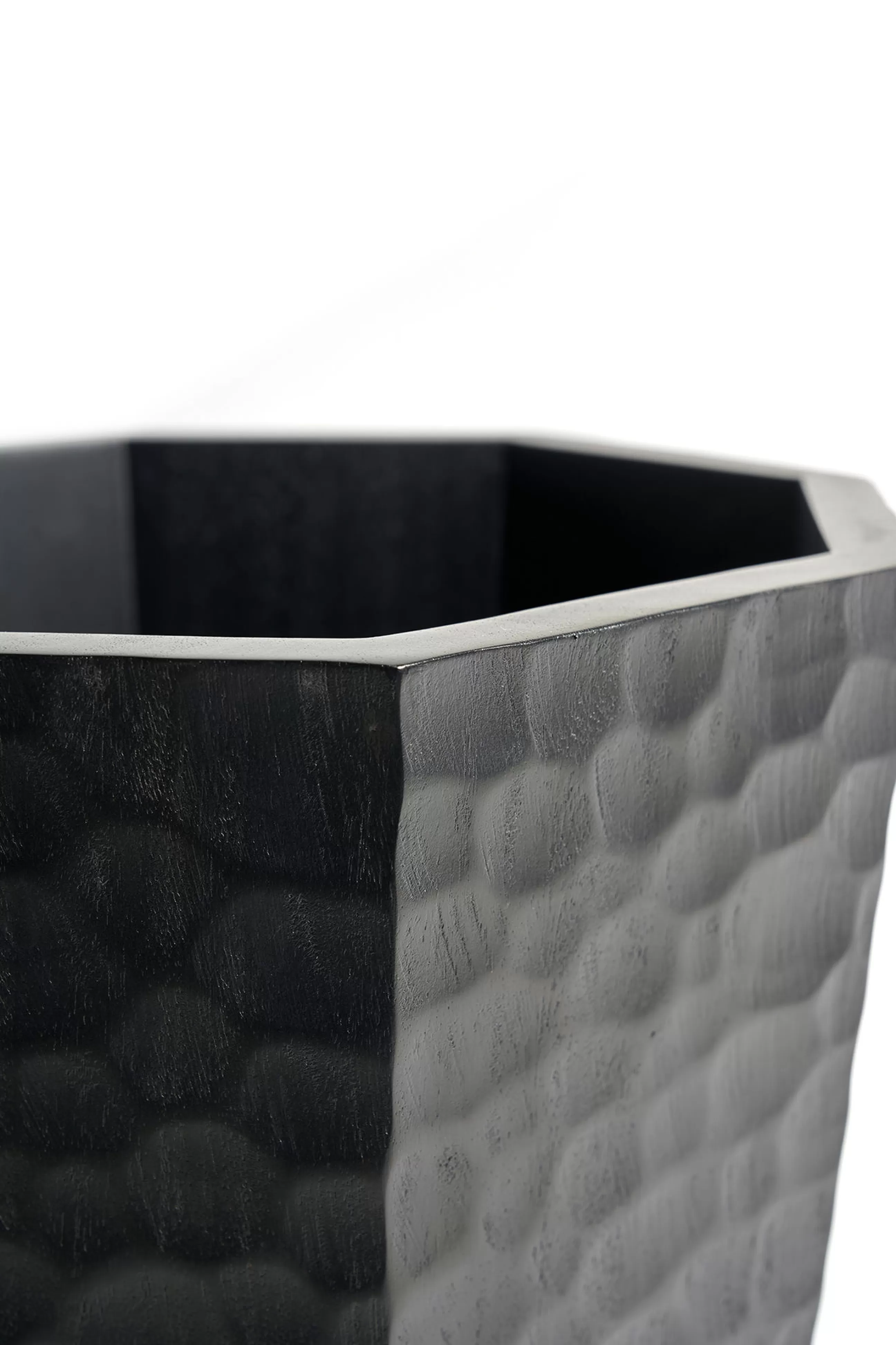 Accessoires Bureau>Ethnicraft Corbeille A Papier Chopped Bois / Acajou - O 28 X H 35 Cm - Noir