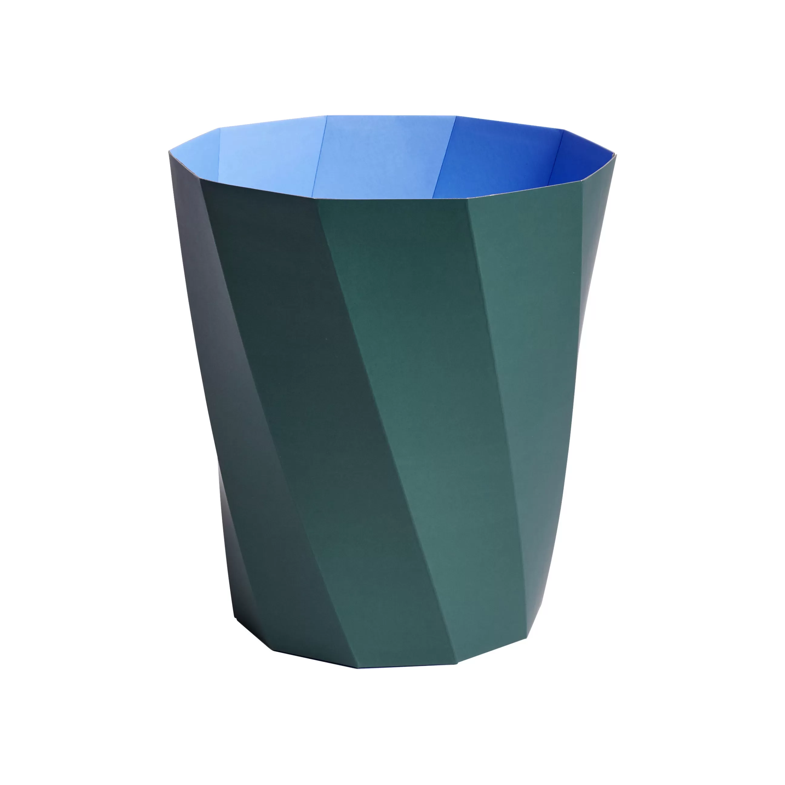 Accessoires Bureau>Hay Corbeille A Papier Paper Paper Papier Vert / En Papier Recycle - O 28 X H 30,5 Cm - Bleu - Vert Fonce