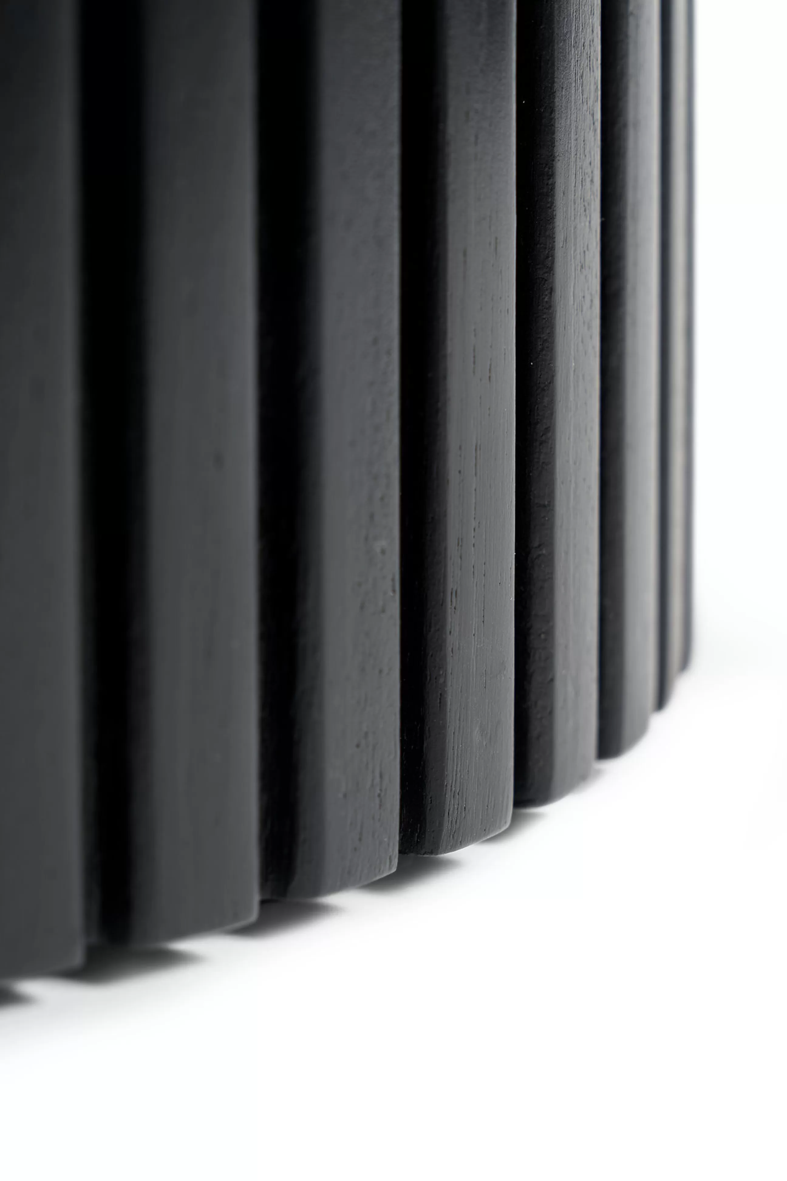 Accessoires Bureau>Ethnicraft Corbeille A Papier Roller Max Bois / Acajou - O 28 X H 35 Cm - Noir