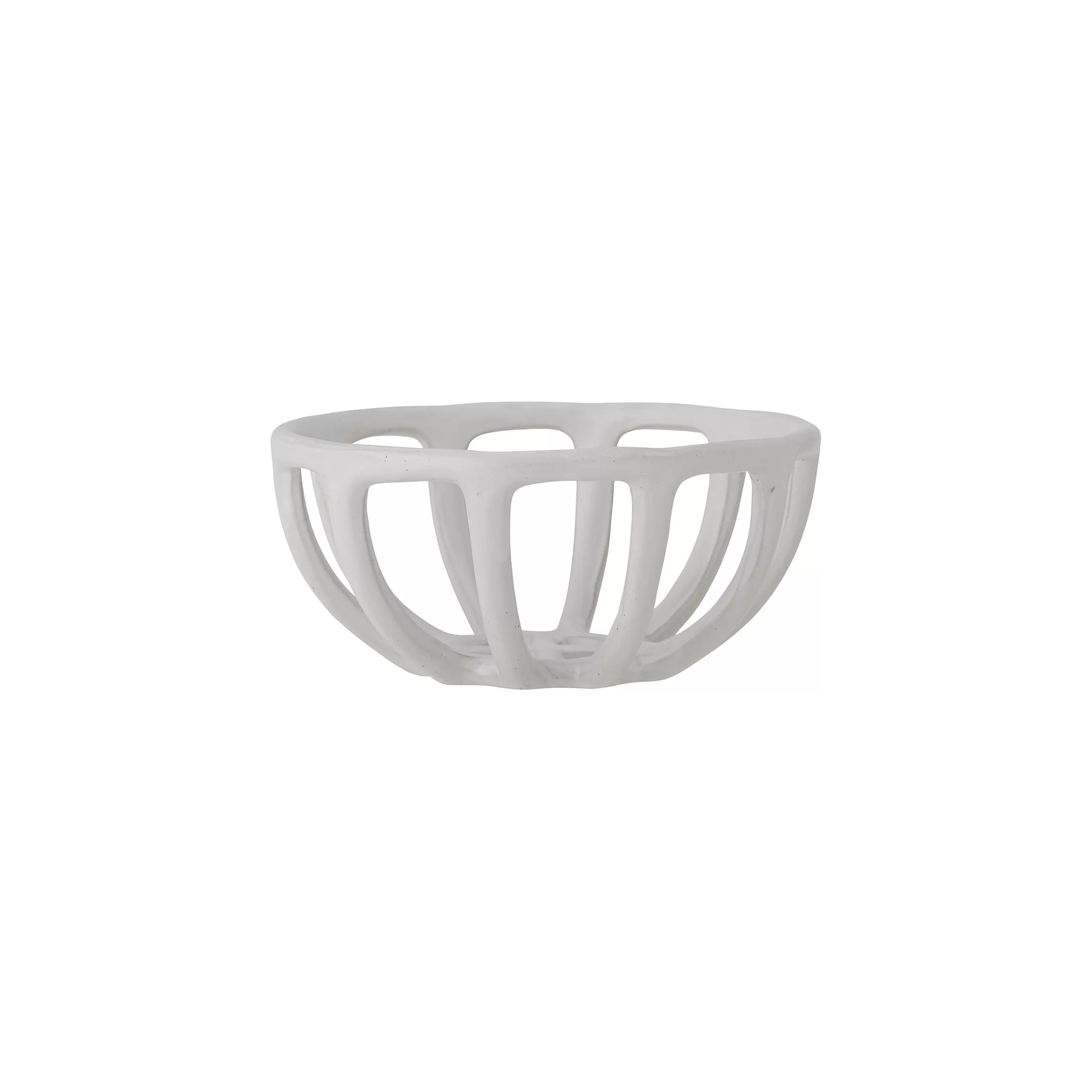 Corbeilles Centres De Table>Bloomingville Corbeille Foligno Ceramique / Ceramique - O 16 X H 7,5 Cm - Blanc