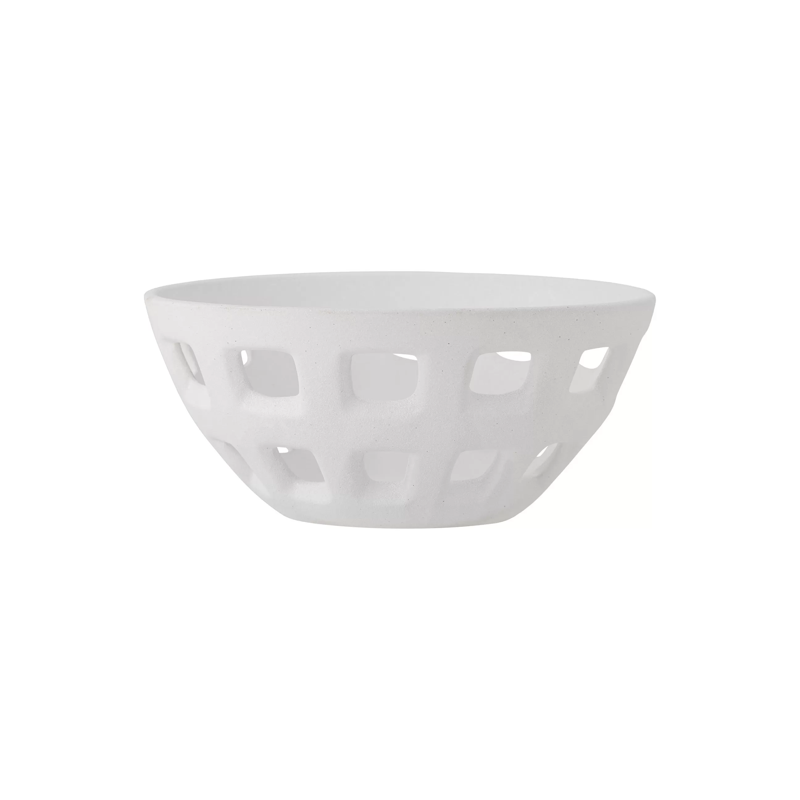 Corbeilles Centres De Table>Bloomingville Corbeille Foligno Ceramique / Ceramique - O 26 X H 12 Cm - Blanc