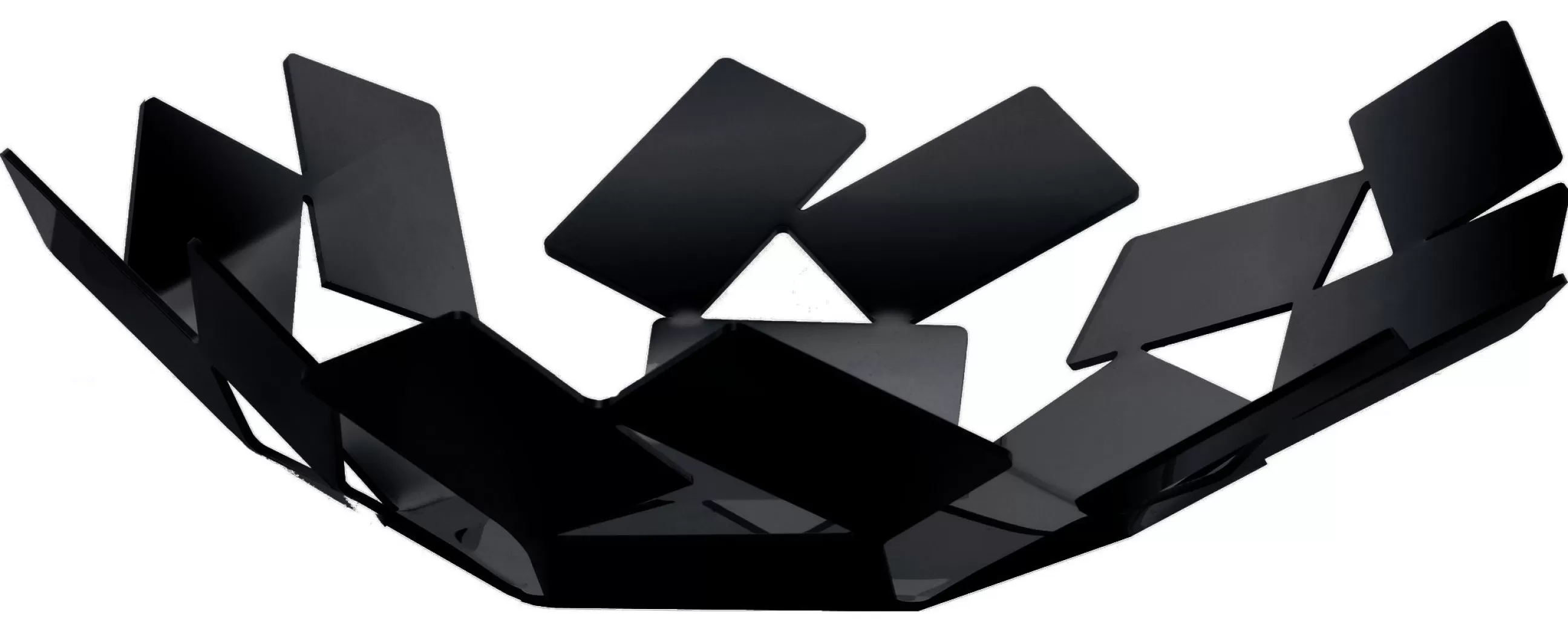 Corbeilles Centres De Table>Alessi Corbeille La Stanza Dello Scirocco Metal/ O 24 X H 6 Cm - Noir