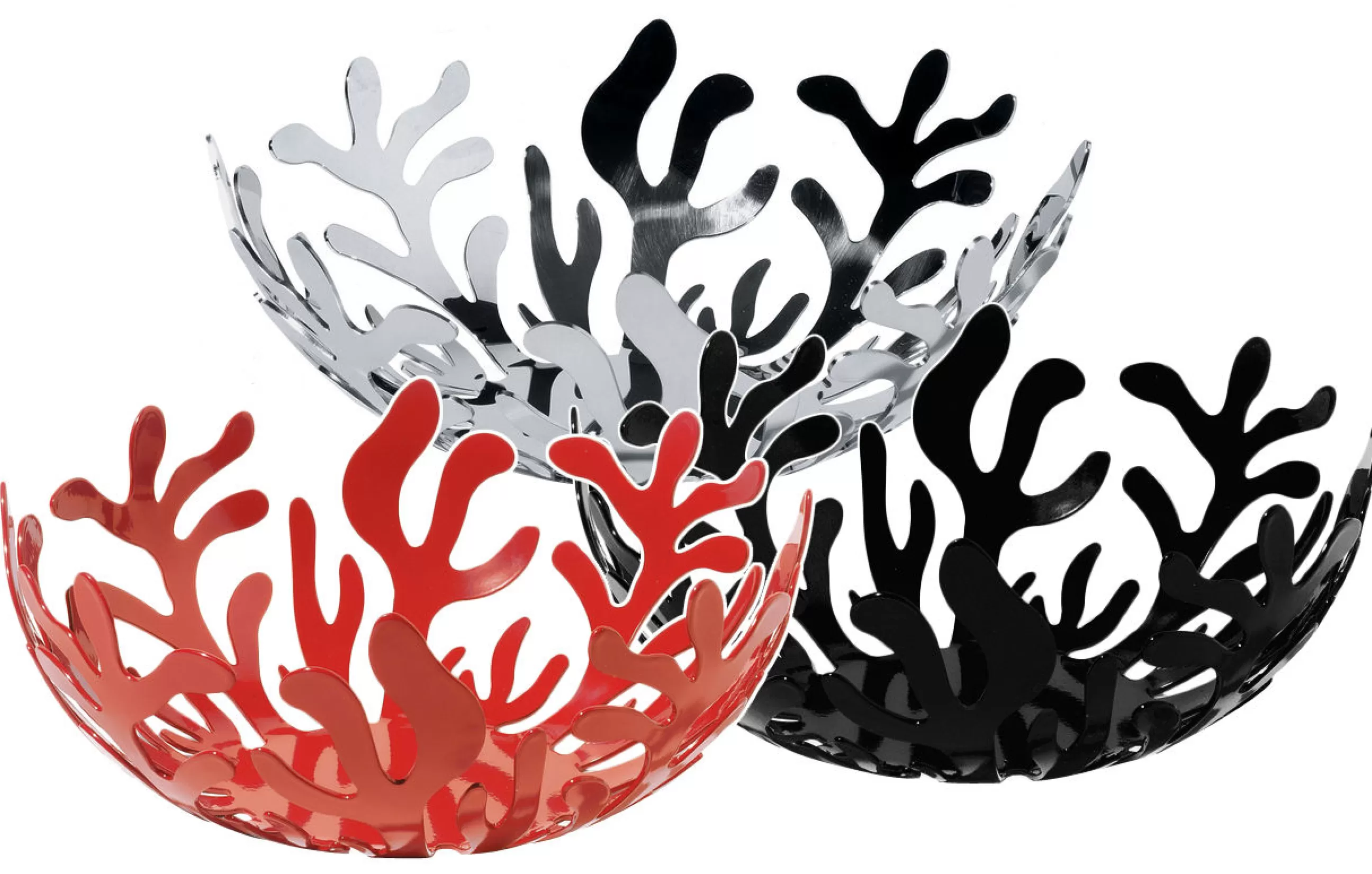 Corbeilles Centres De Table>Alessi Corbeille Mediterraneo Metal/ O 21 Cm - Rouge