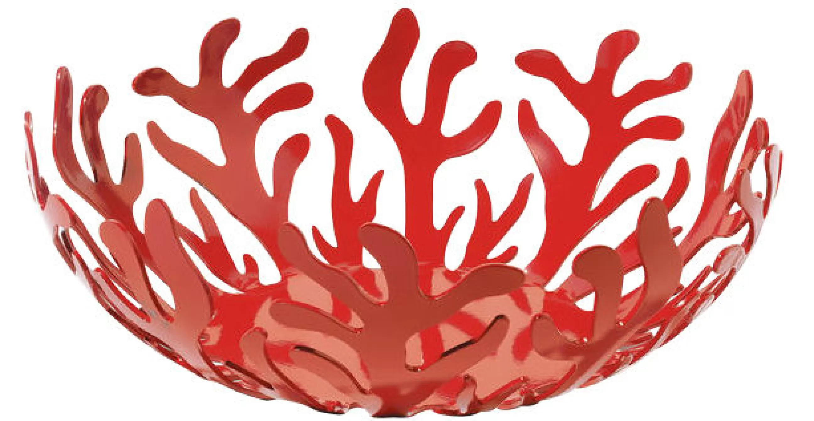 Corbeilles Centres De Table>Alessi Corbeille Mediterraneo Metal/ O 25 Cm - Rouge